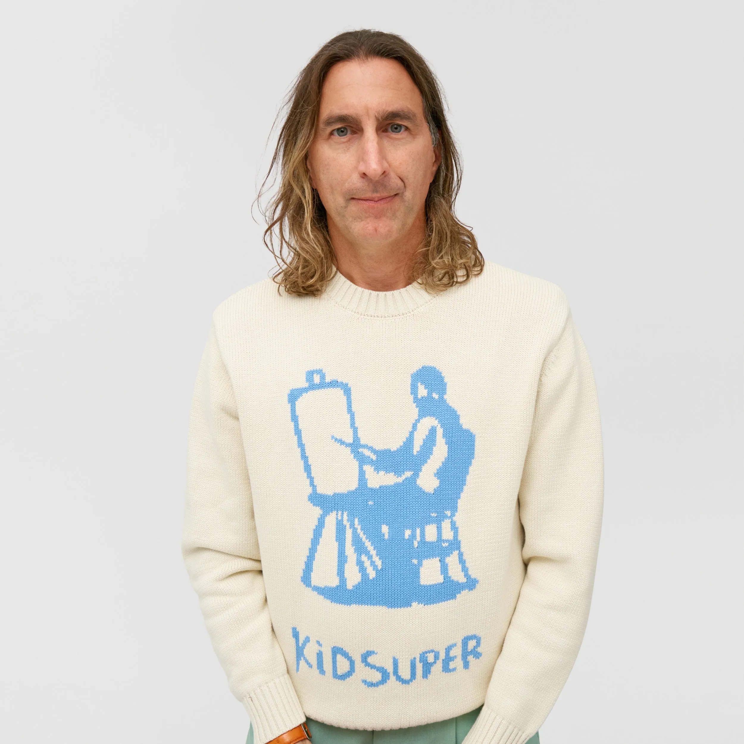 Painter Graphic Sweater [Natural]