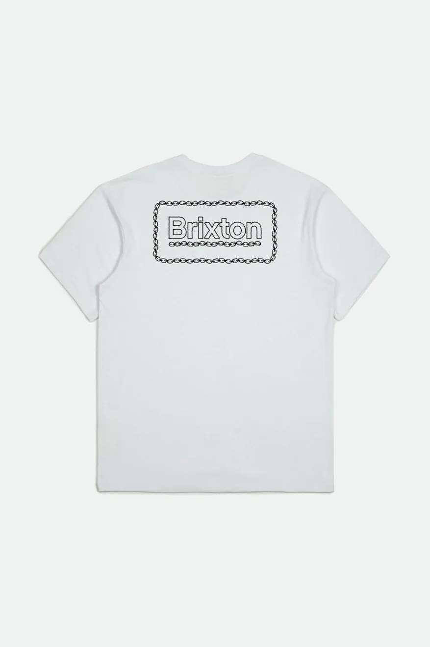 Palmer Chain S/S Standard Pocket Tee - White