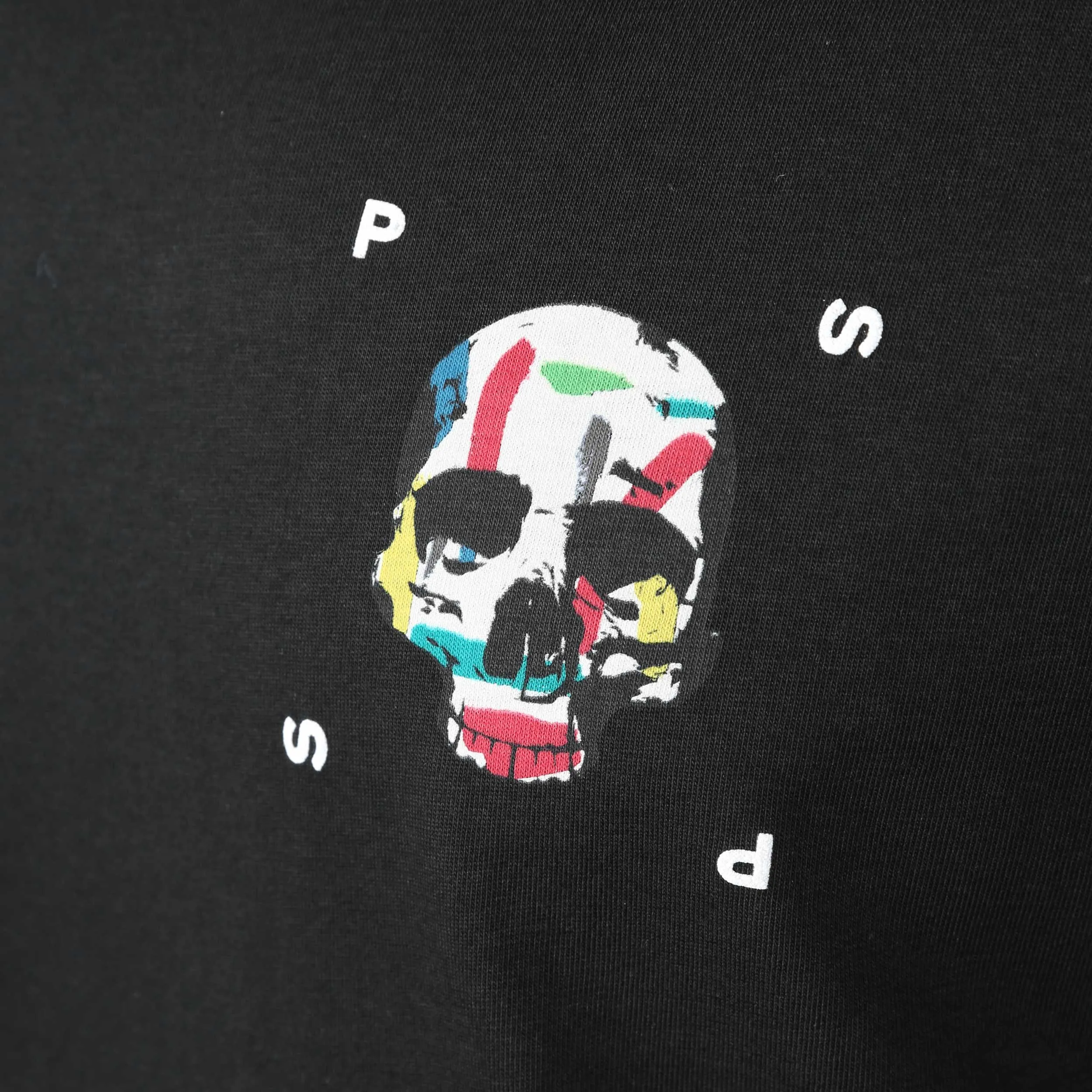 Paul Smith PS Skull T Shirt in Black