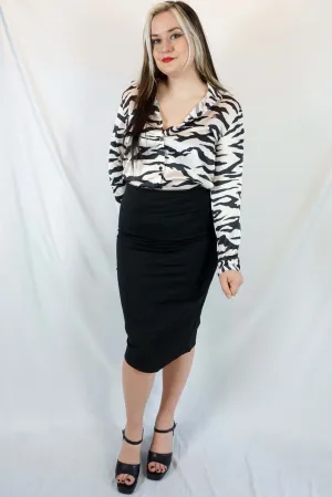 Pencil Skirt Black