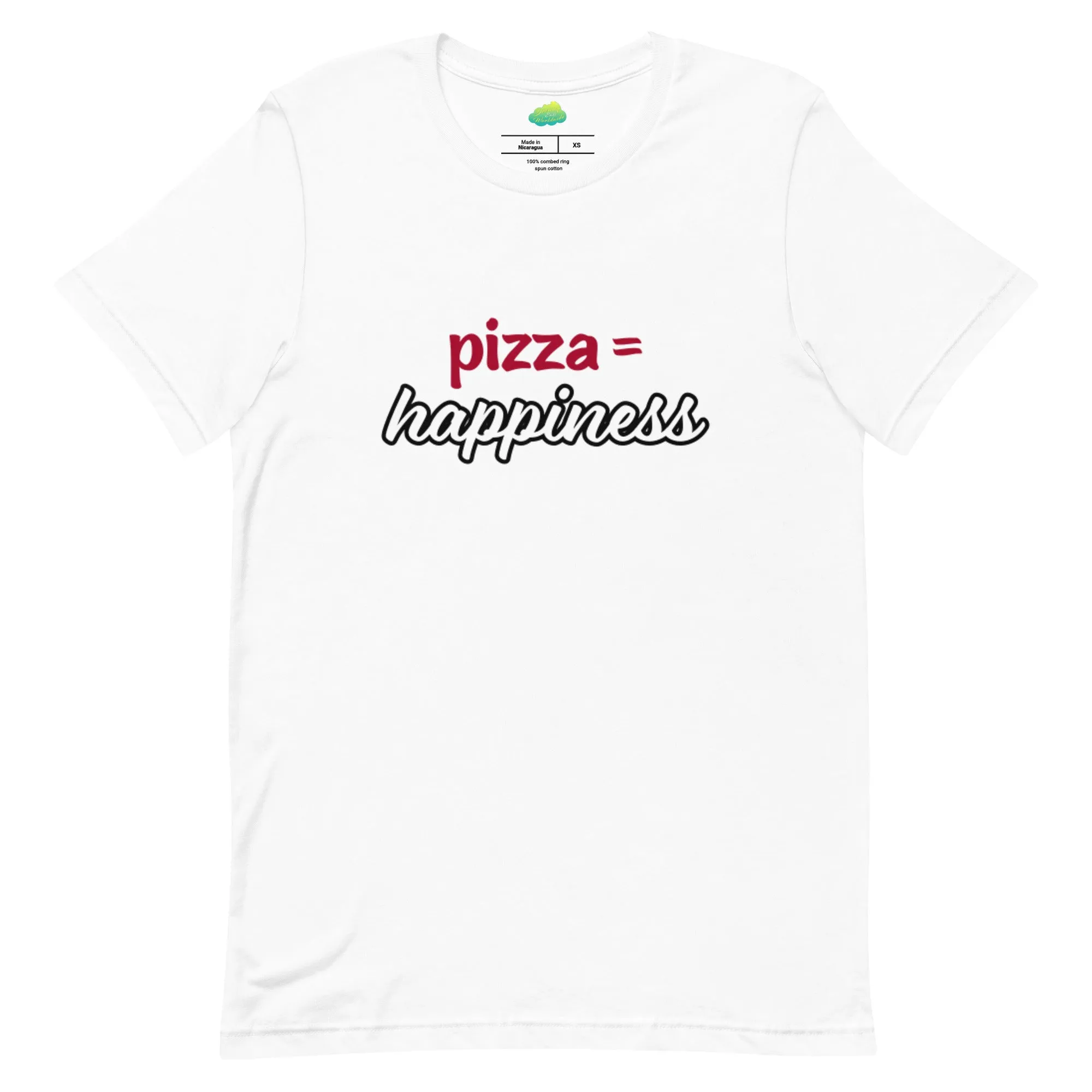 Pizza = happiness T-shirt