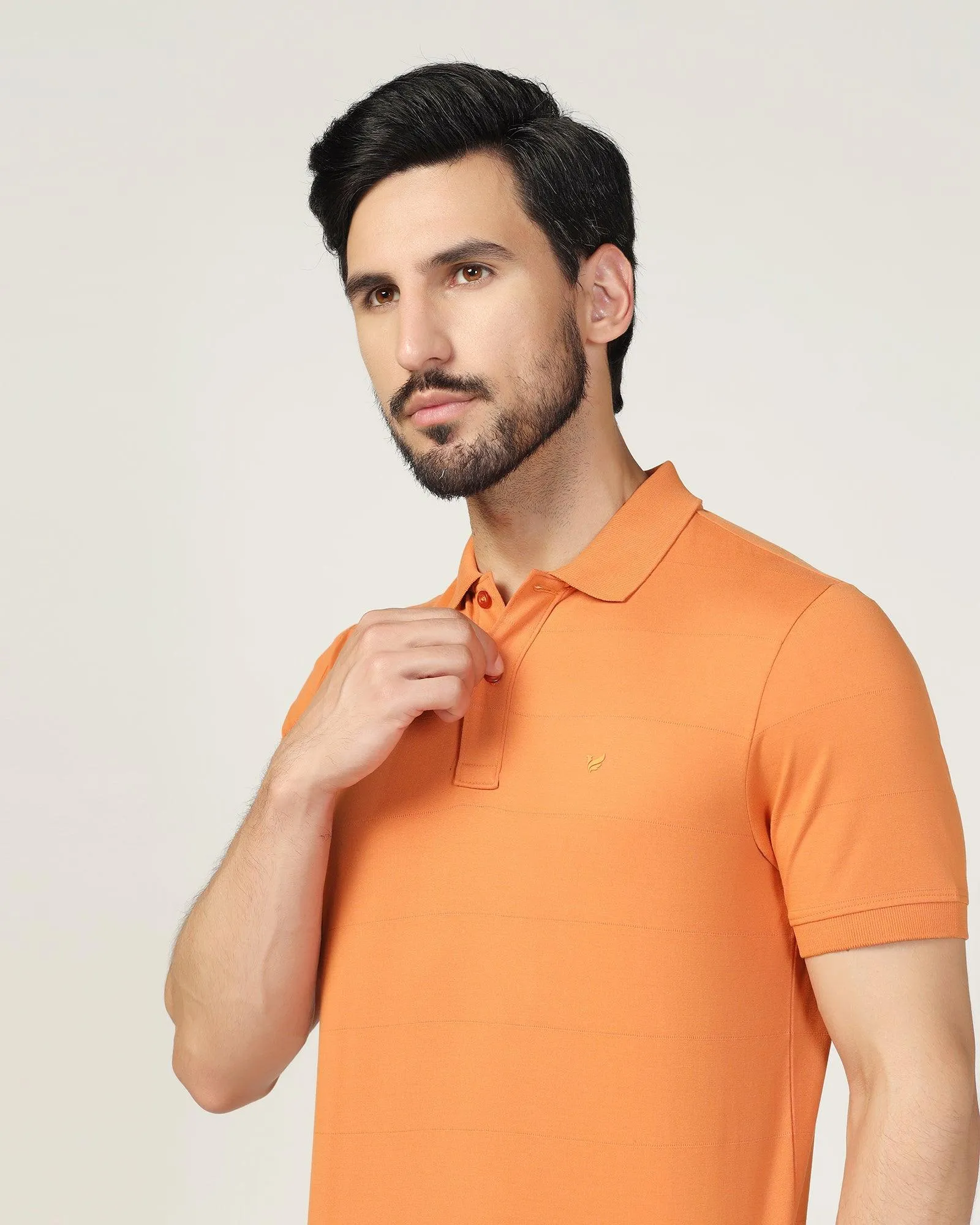 Polo Apricoat Stripe T-Shirt - Strape