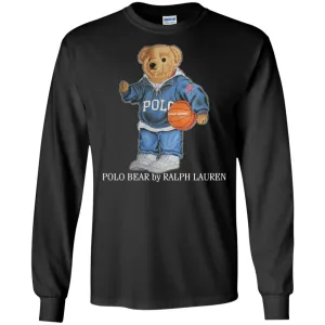 Polo Bear Ralph Lauren Men Long Sleeve Shirt