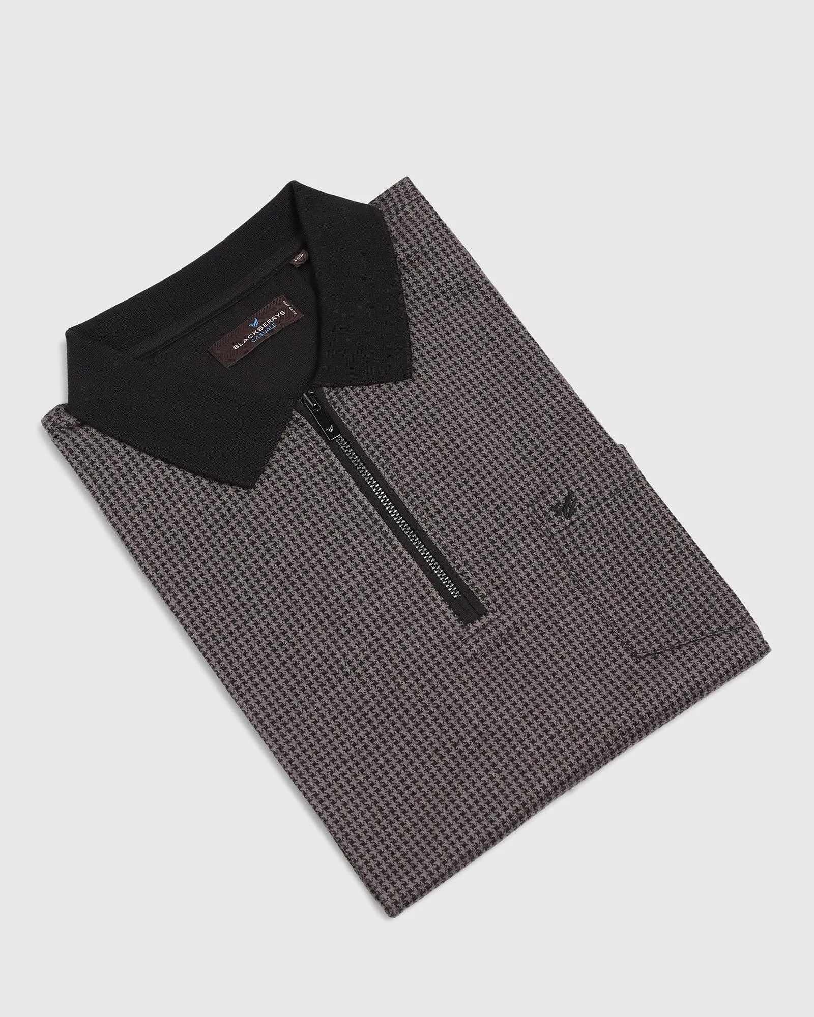 Polo Grey Structure T-Shirt - Keiji