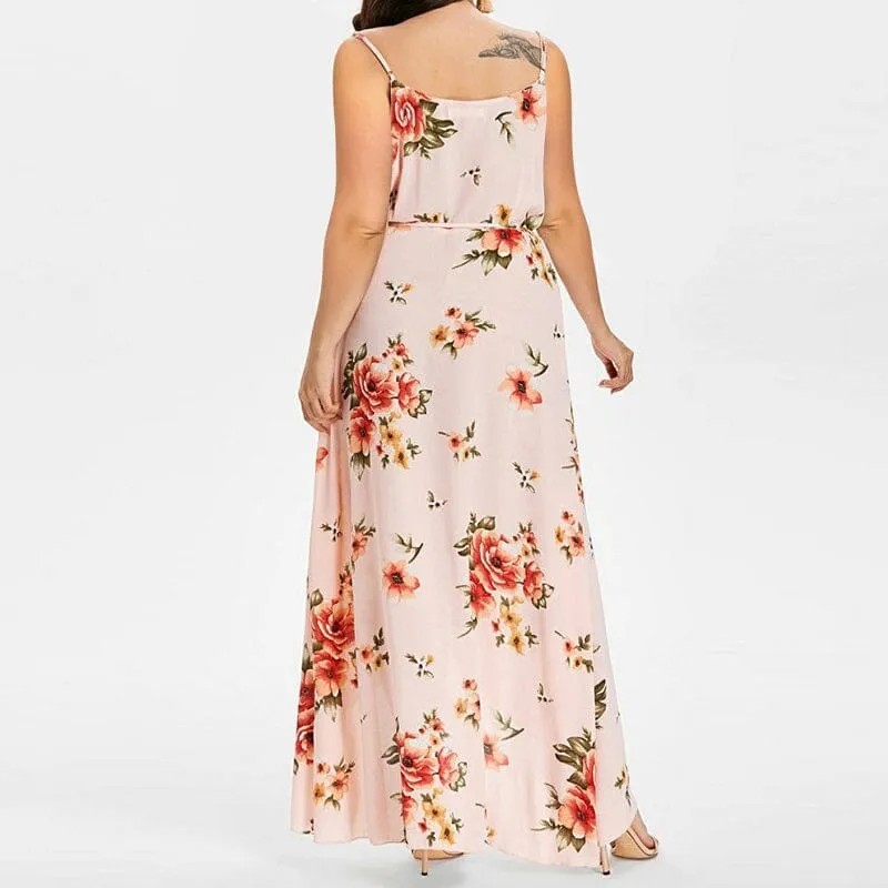 Printed Sexy Slip Dress