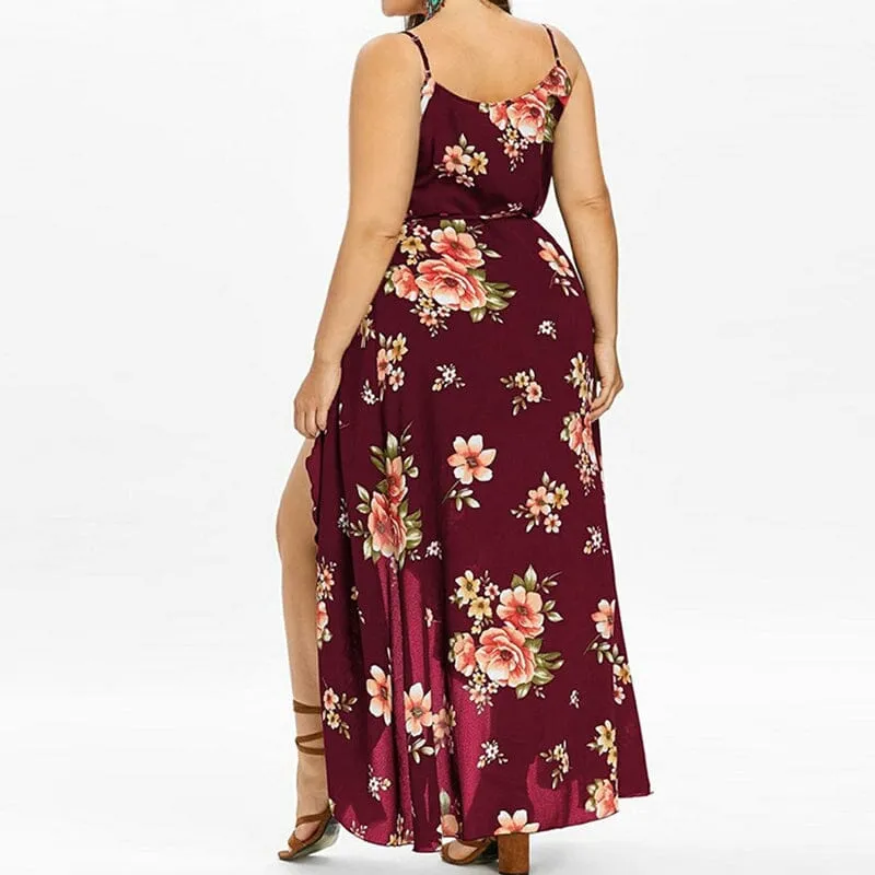 Printed Sexy Slip Dress