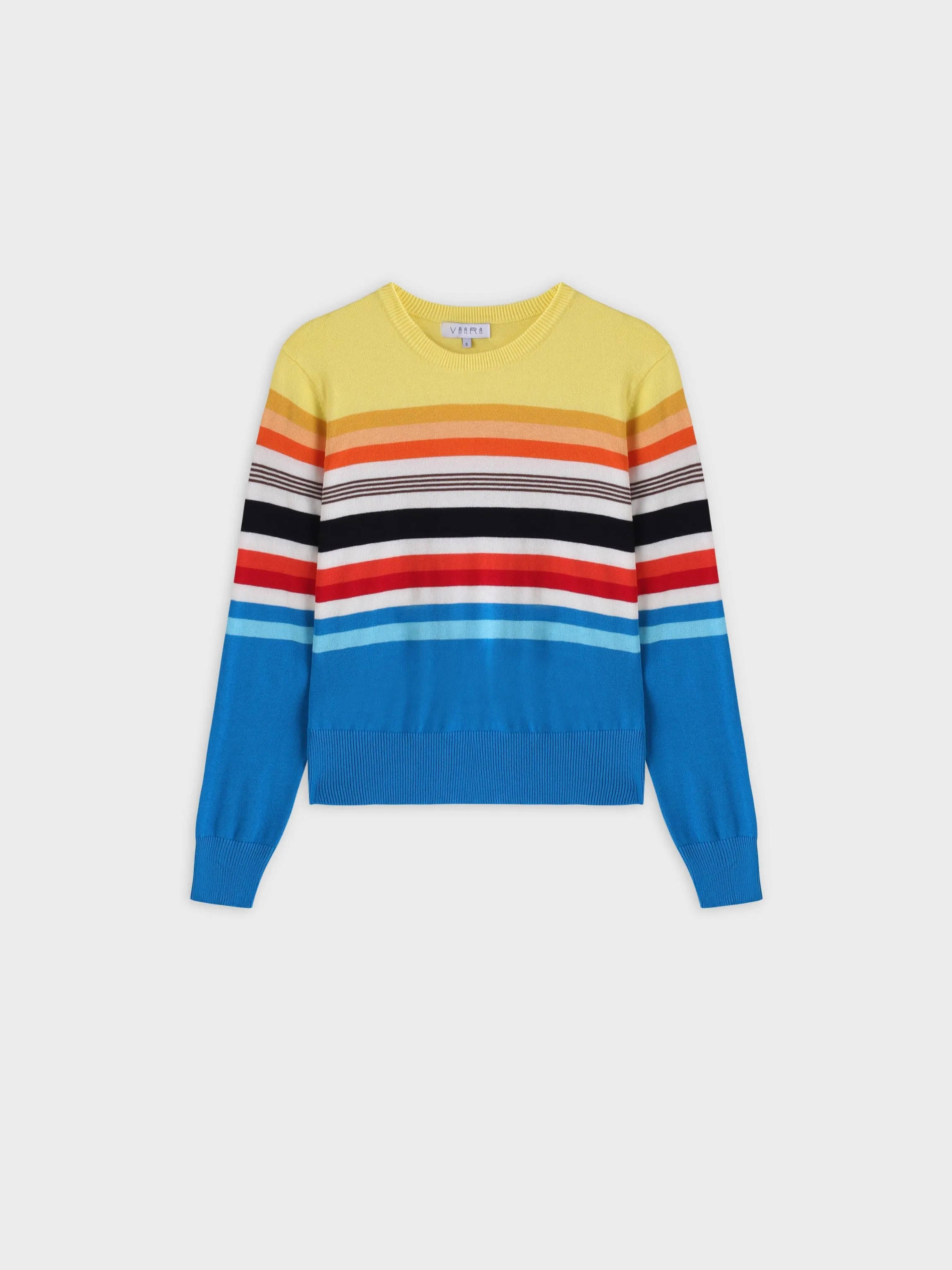 Printed Sweater-Bright Stripes