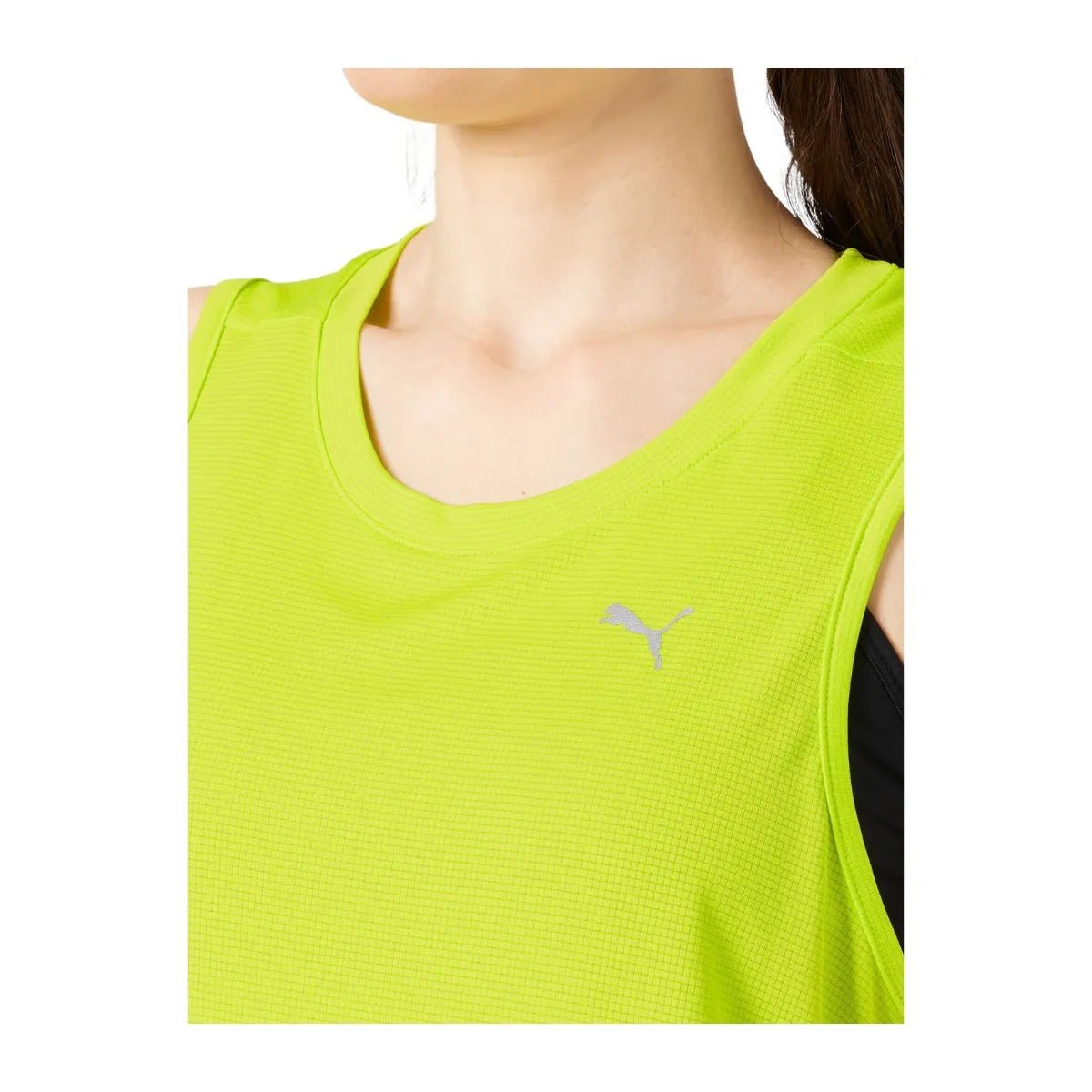 Puma Run Favourite Green Women's Sleeveless Shirt