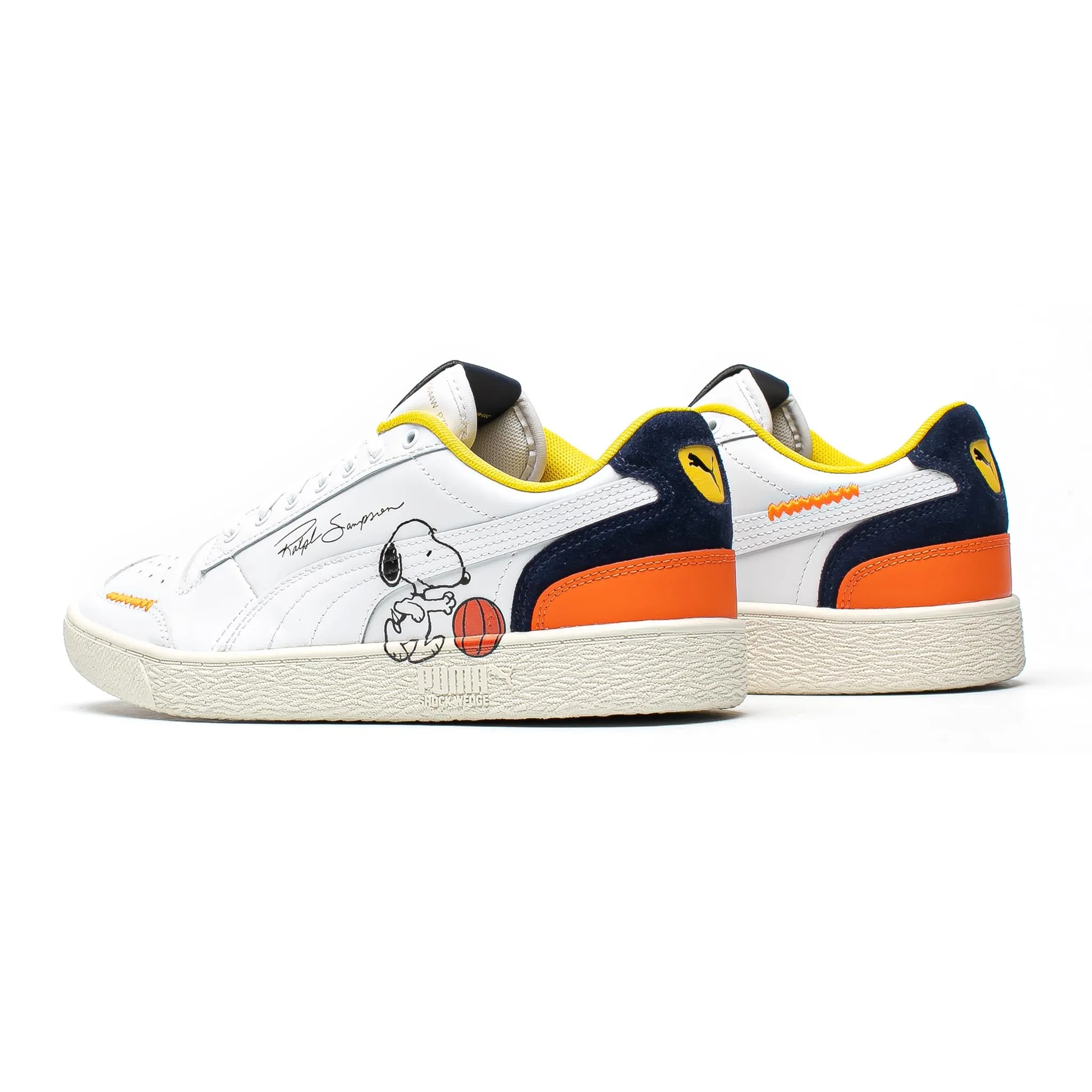 Puma x Peanuts Ralph Sampson Lo White