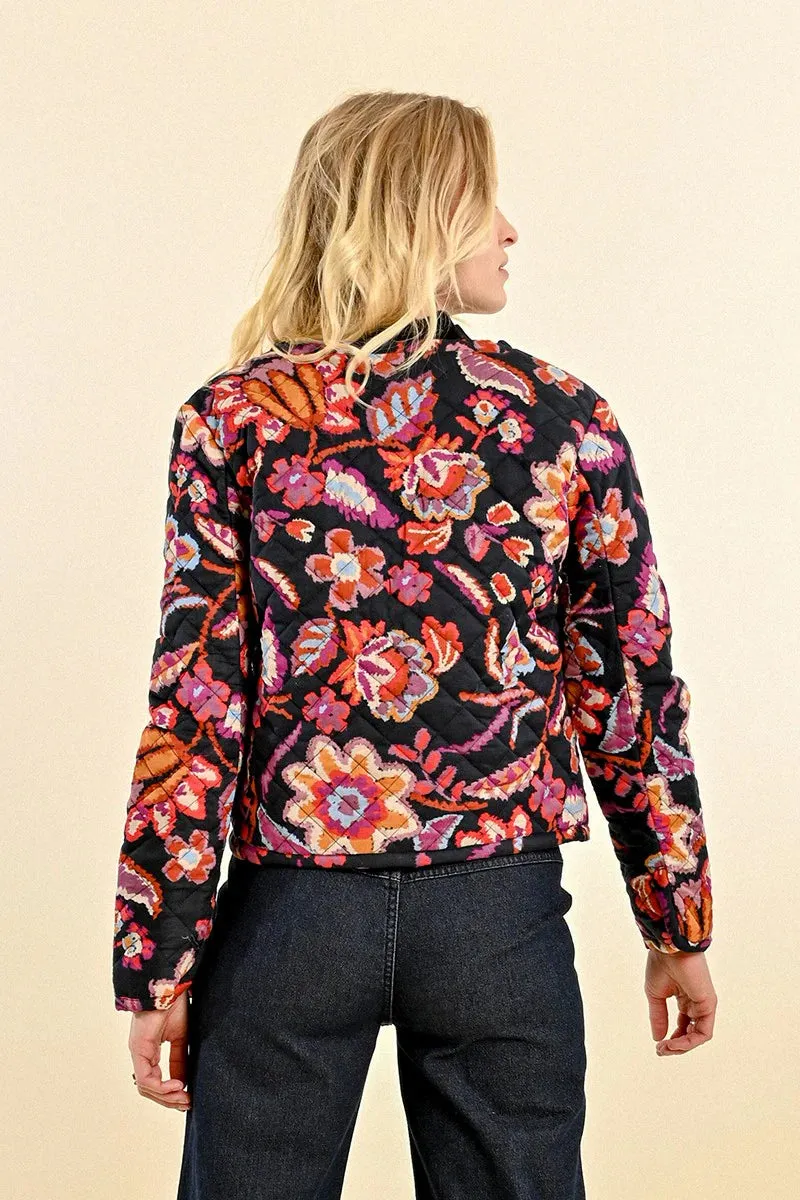 Quilted Floral Jacket