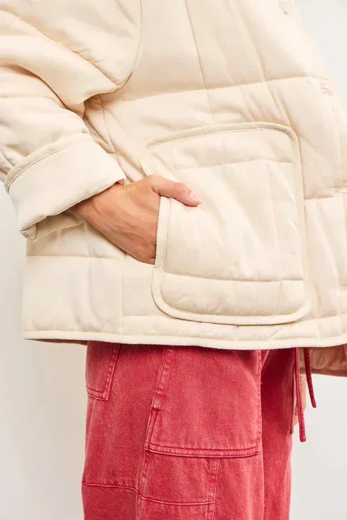 QUILTED OVERSIZED JACKET