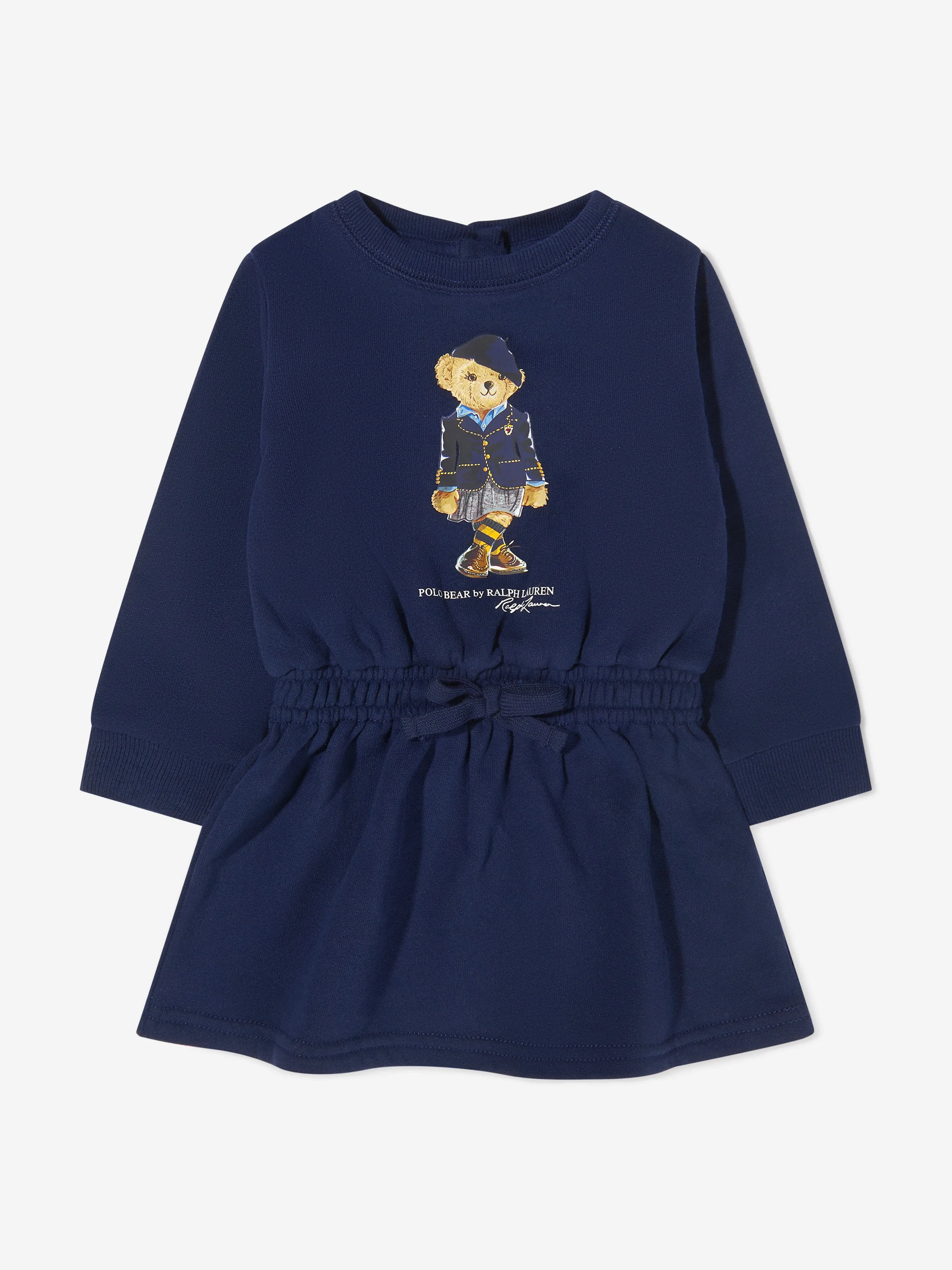 Ralph Lauren Baby Girls Bear Sweater Dress