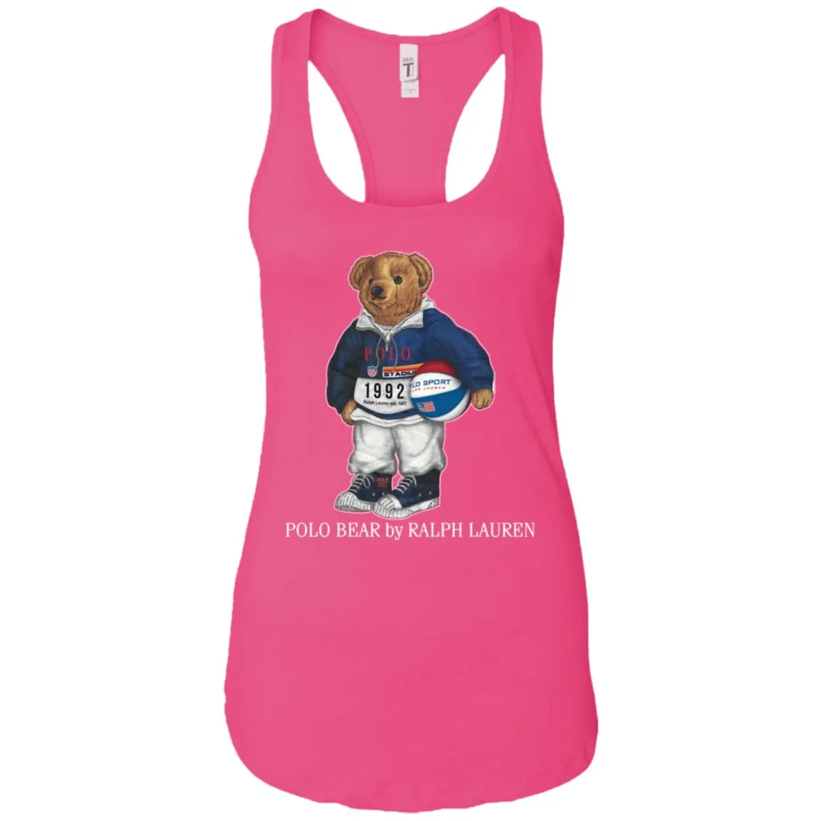 Ralph Lauren Polo Bear T-shirt Women Tank Top