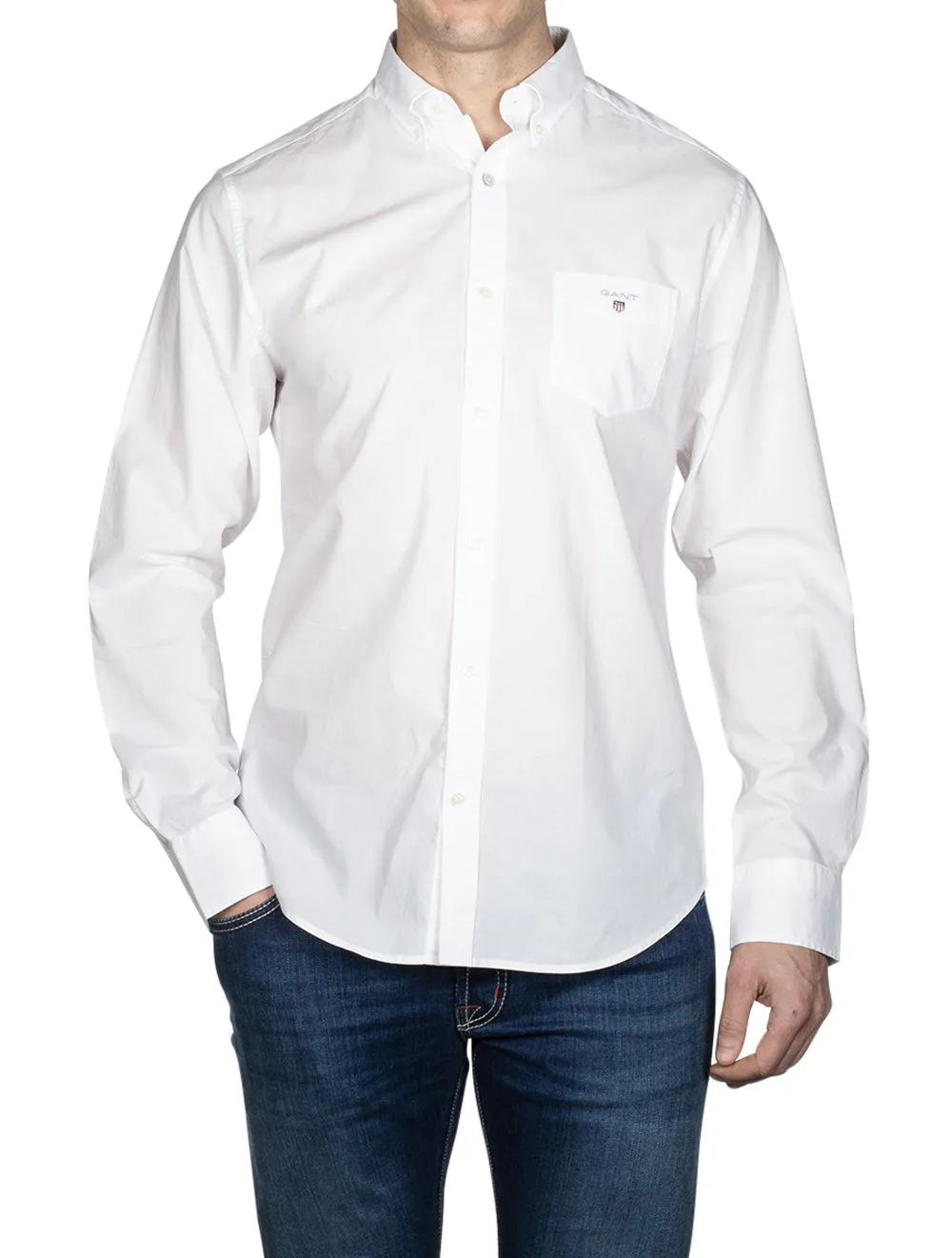 Regular Fit Buttondown shirt White