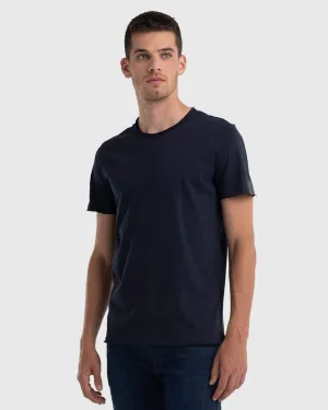 REPLAY R5762660M3590 NAVY CREW TEE