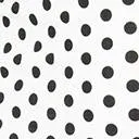 Retro Style White & Black Polka Dot Pencil Skirt