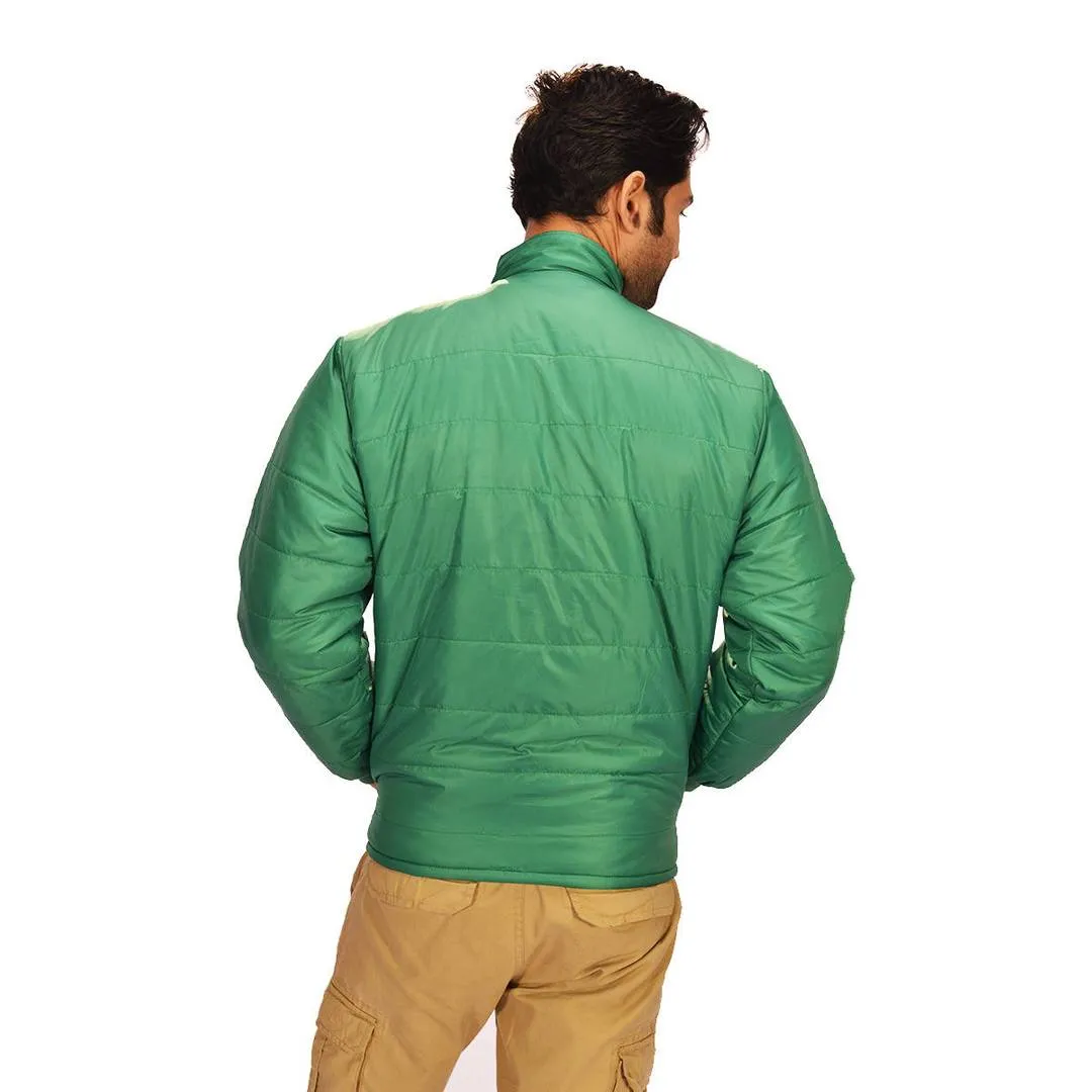 Reversible Bomber Long Sleeve Jacket - Green & Yellow for Men's (Pack of 2)