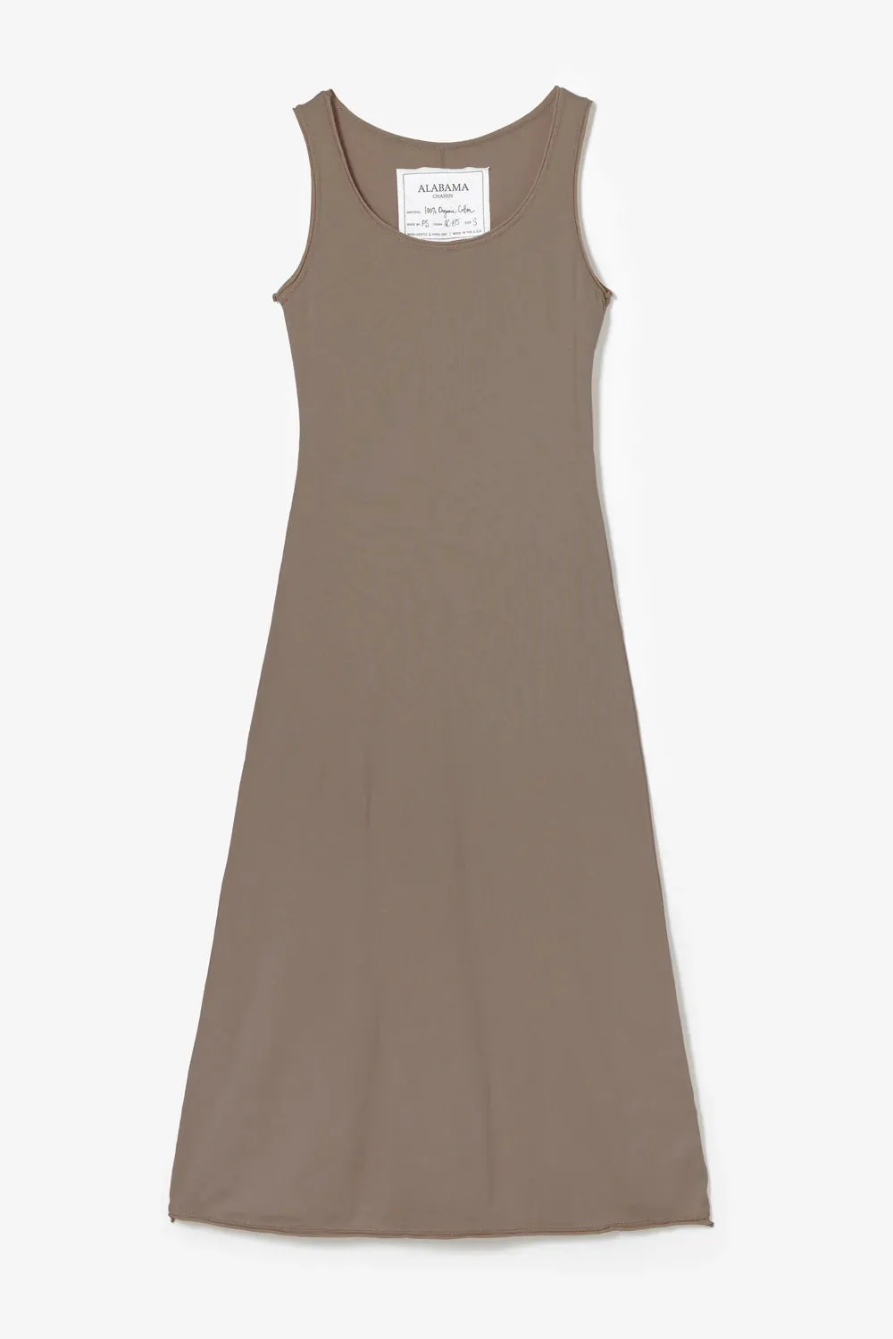 rib slip dress