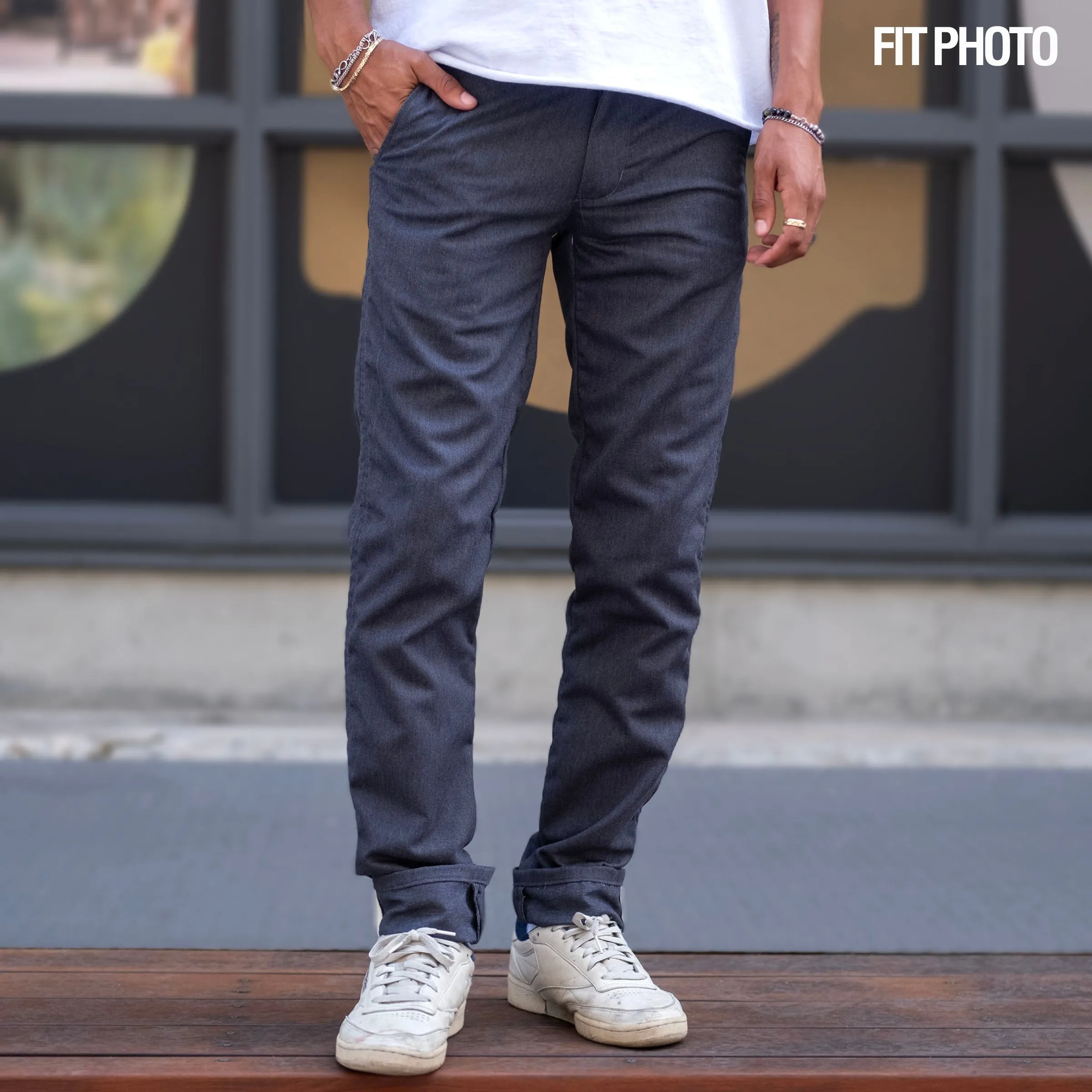 Rivet Chino Heathered Technical Cotton Flannel