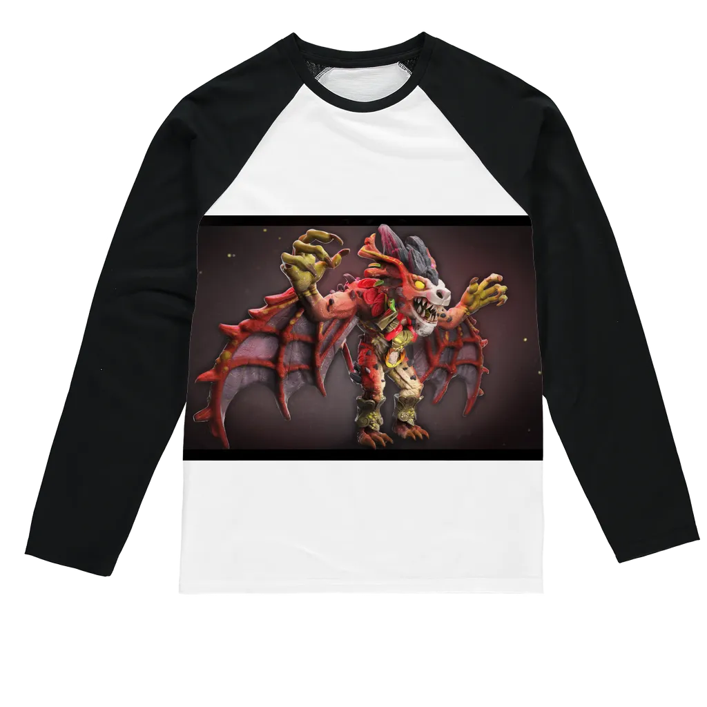 Rock Creature Sublimation Baseball Long Sleeve T-Shirt