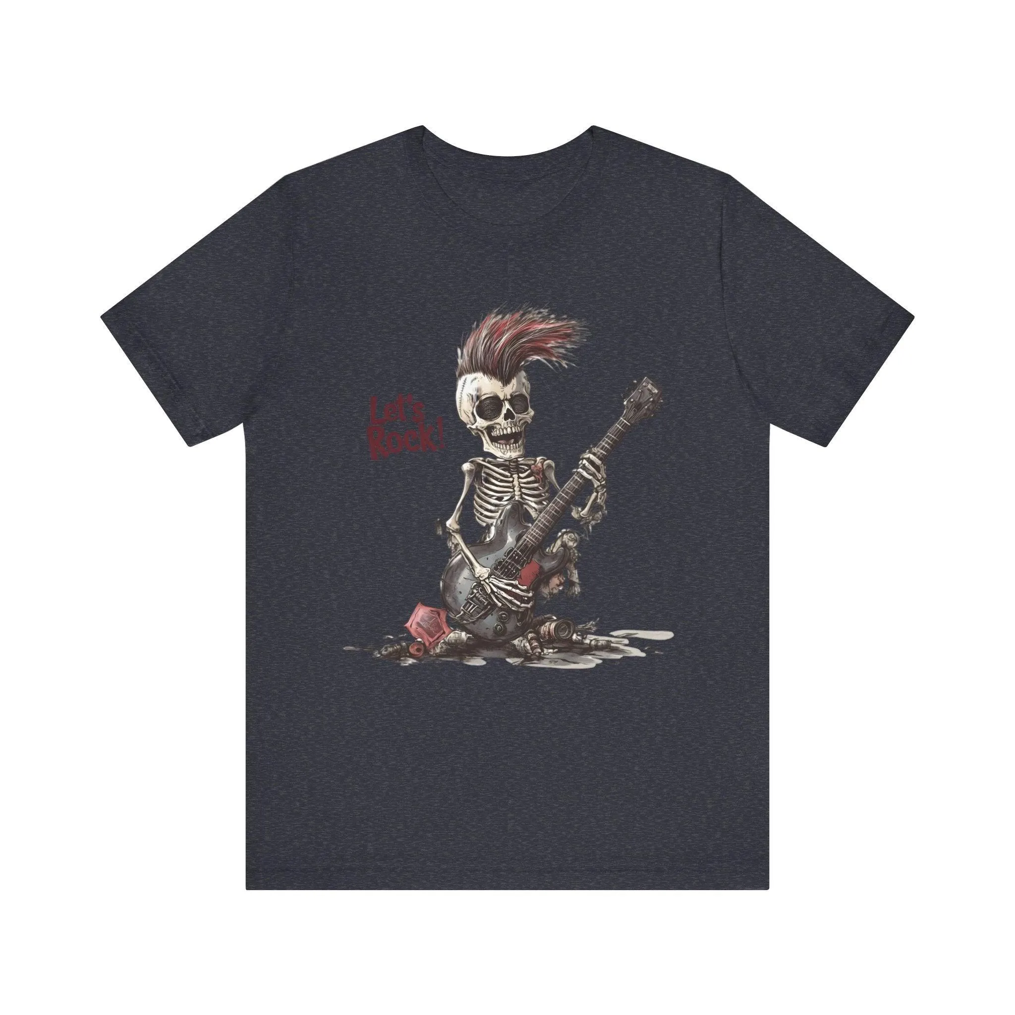 Rock Punk Skeleton Rocker T Shirt