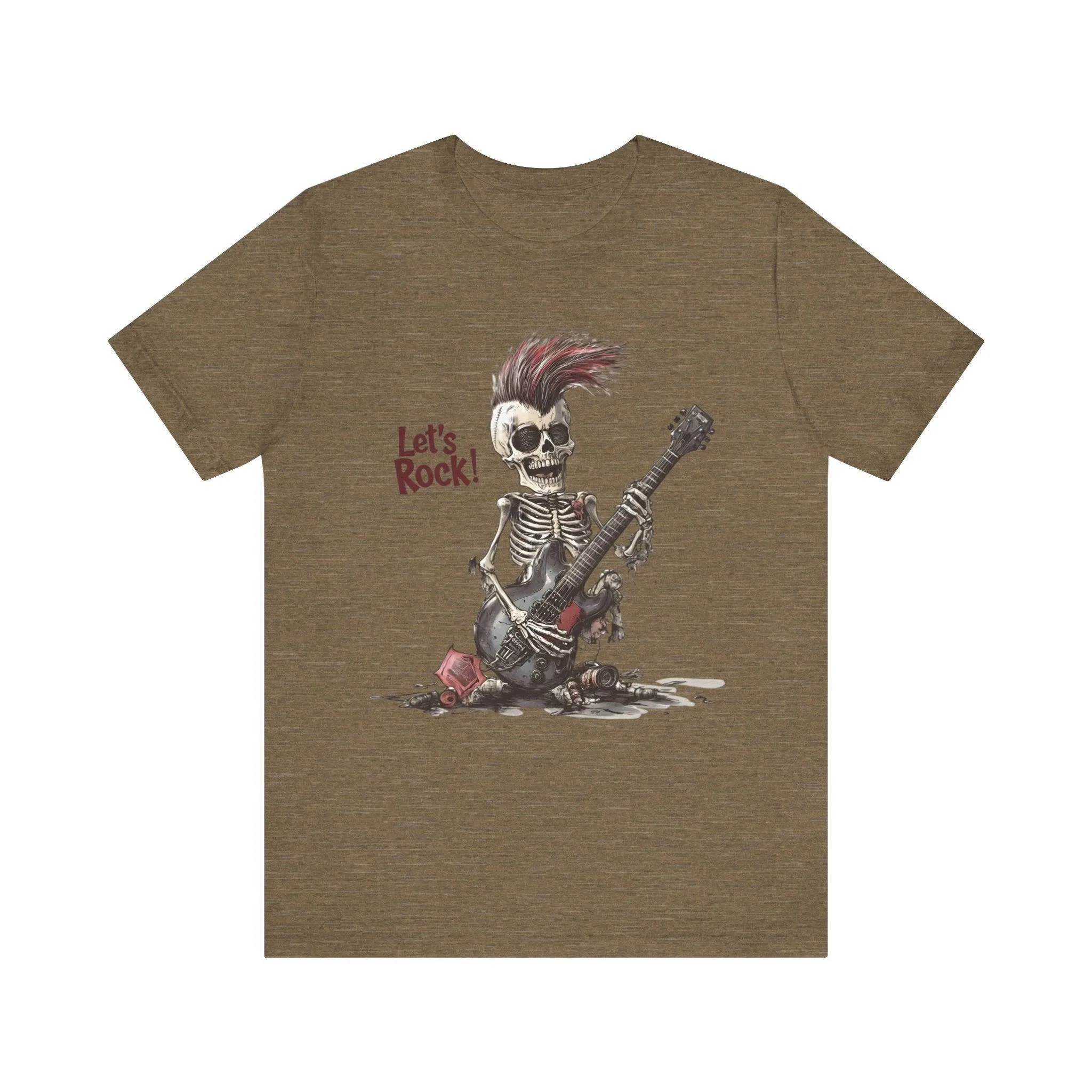 Rock Punk Skeleton Rocker T Shirt