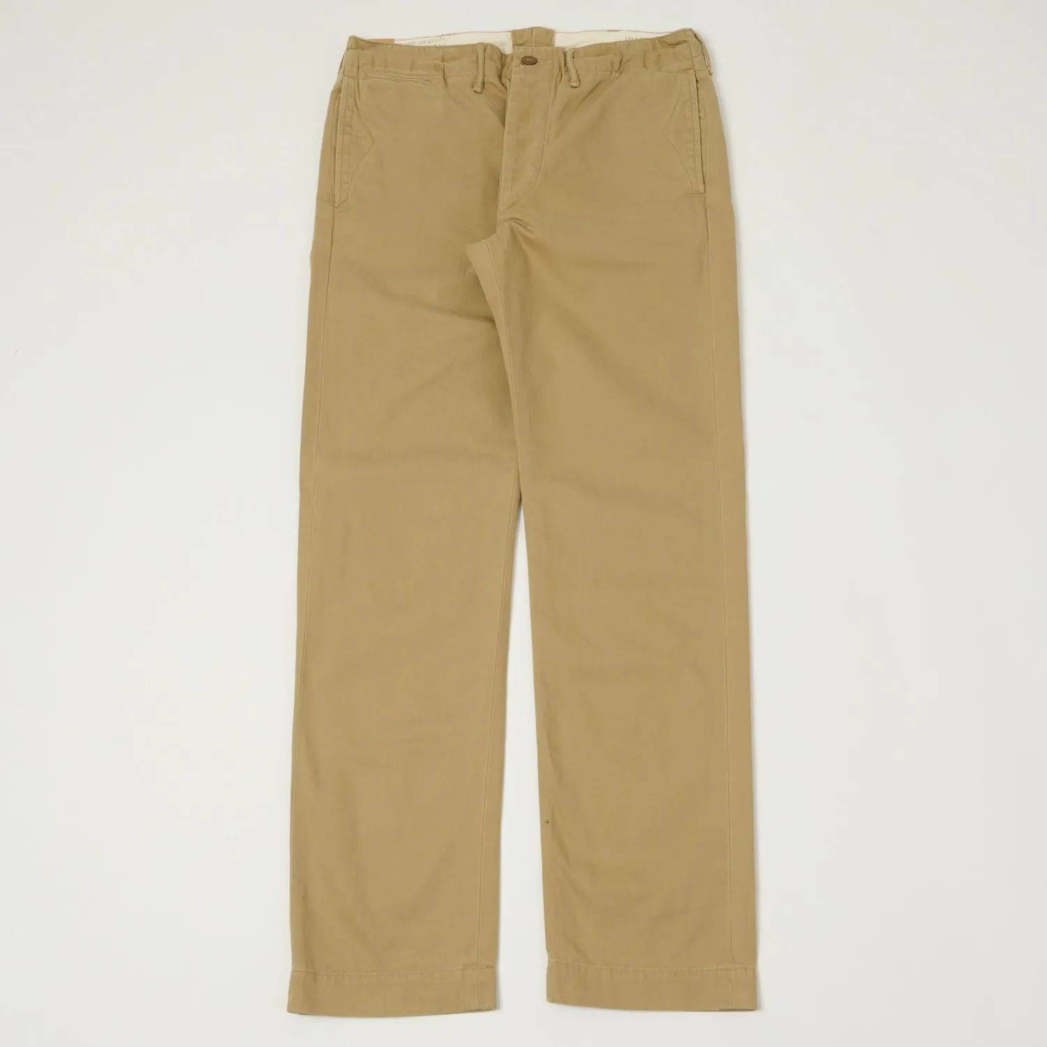 RRL Slim Officer’s Chino - New Military Khaki