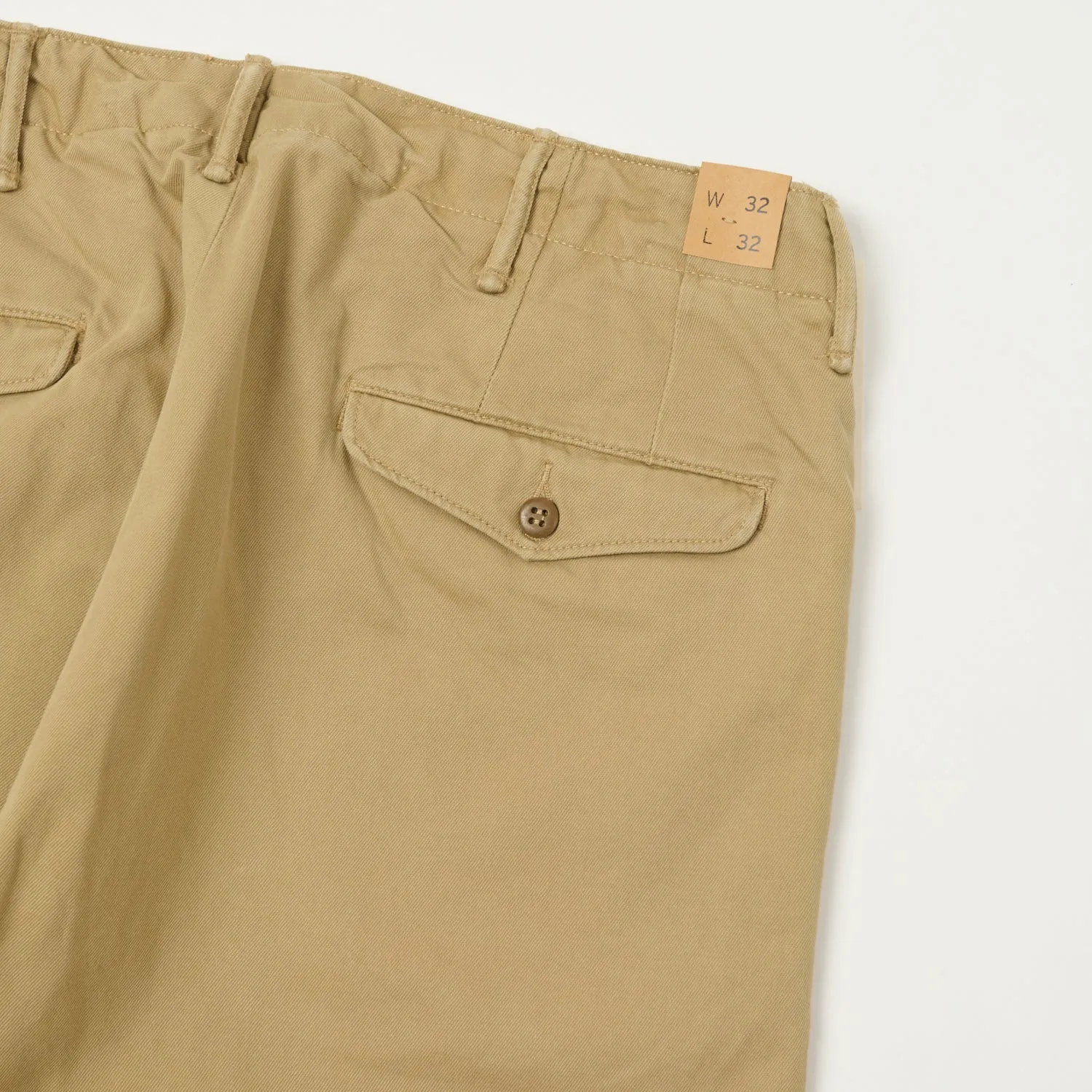 RRL Slim Officer’s Chino - New Military Khaki