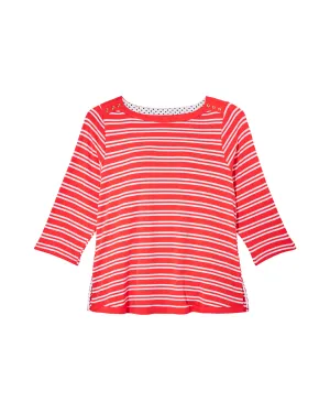 Sandra Top | Red / White