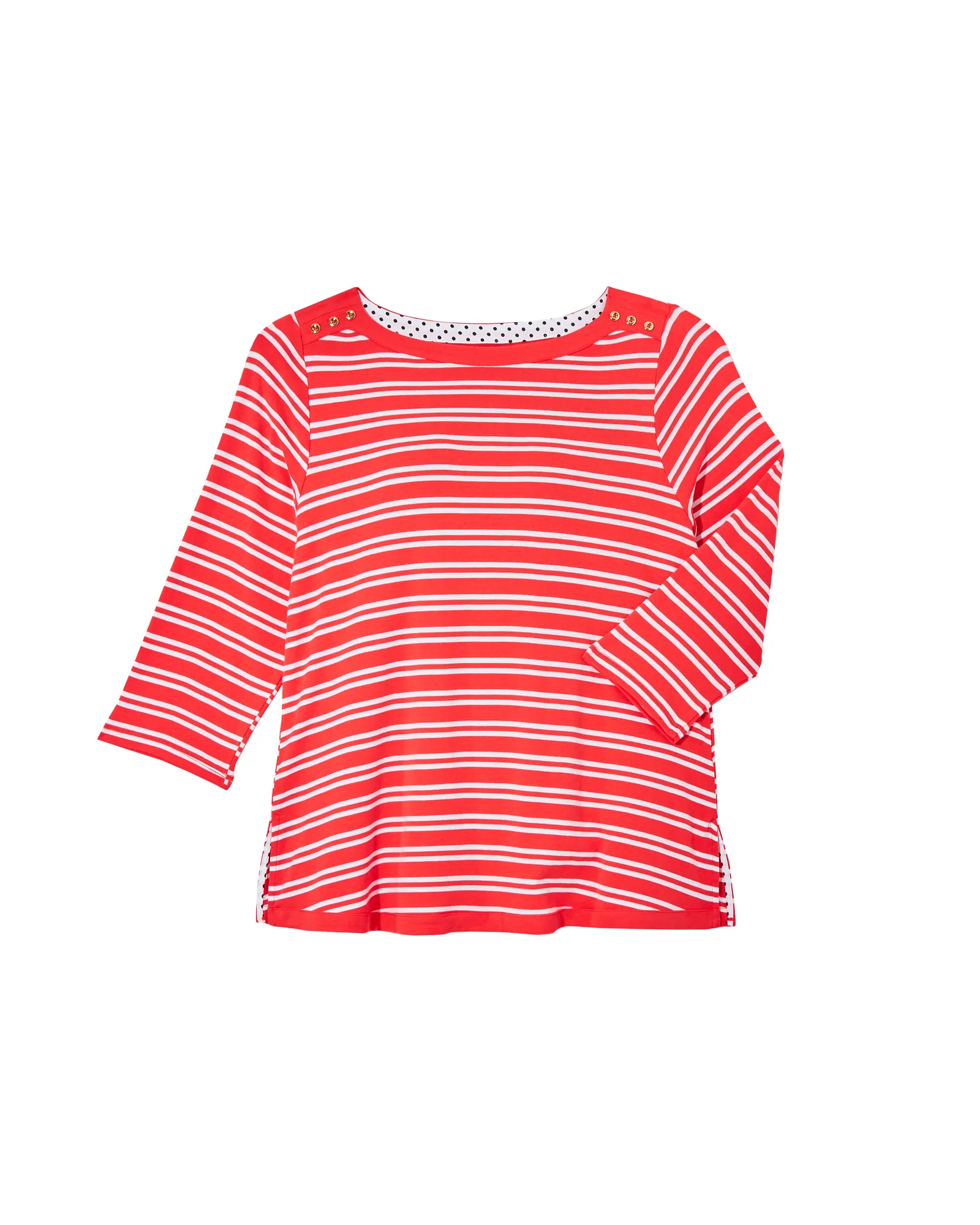 Sandra Top | Red / White