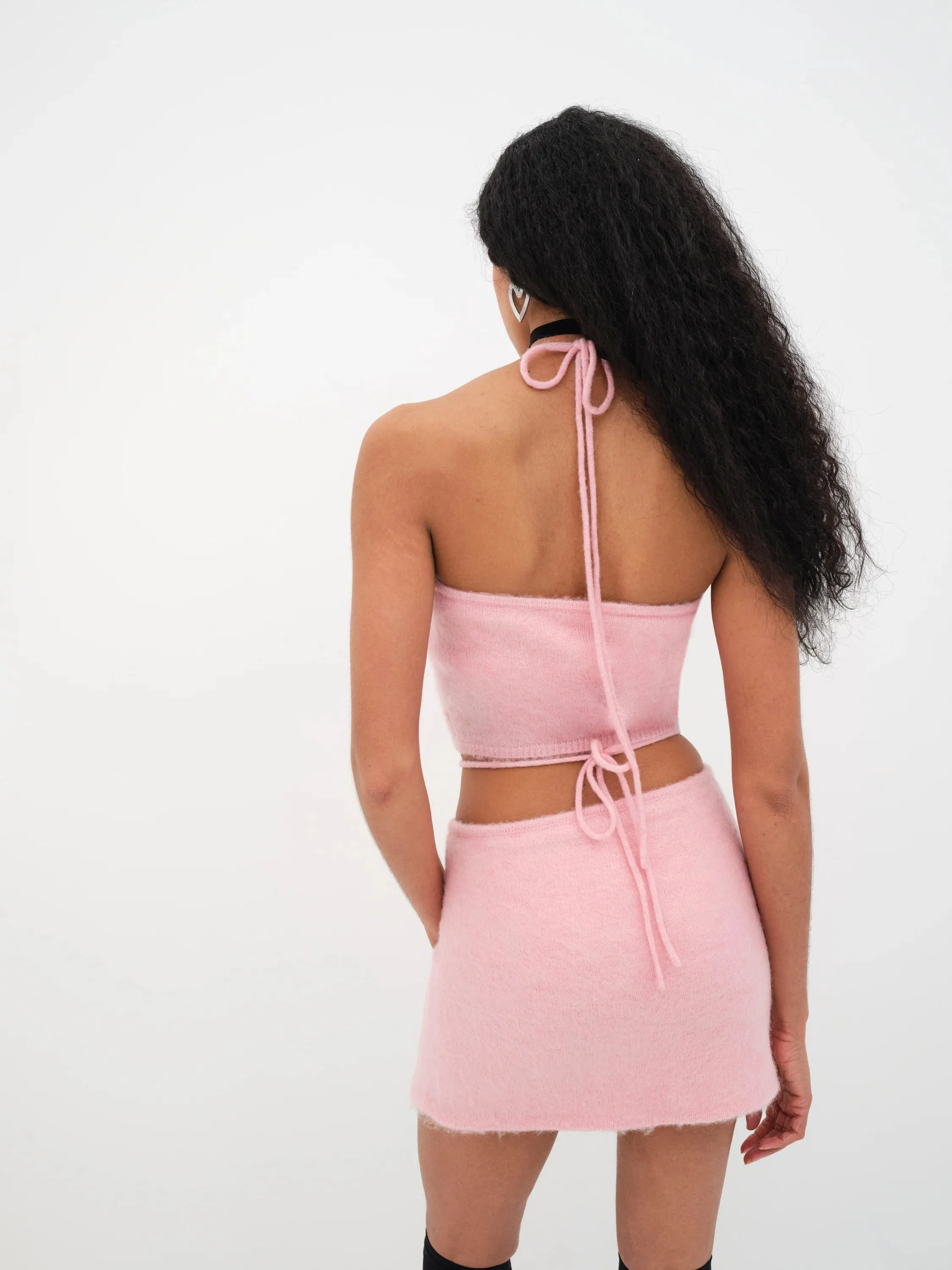 Savannah Crop Top ~ Pink