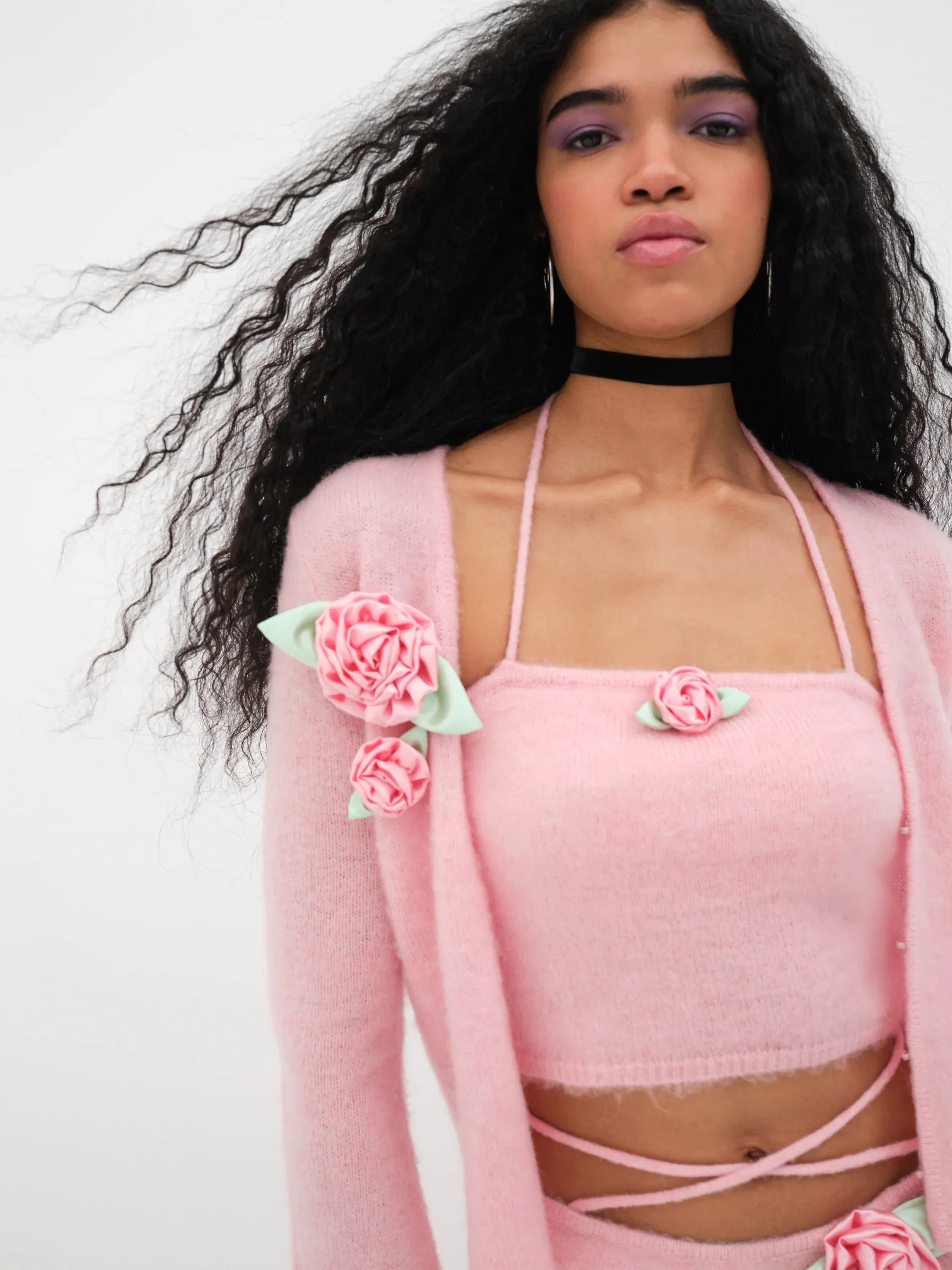 Savannah Crop Top ~ Pink