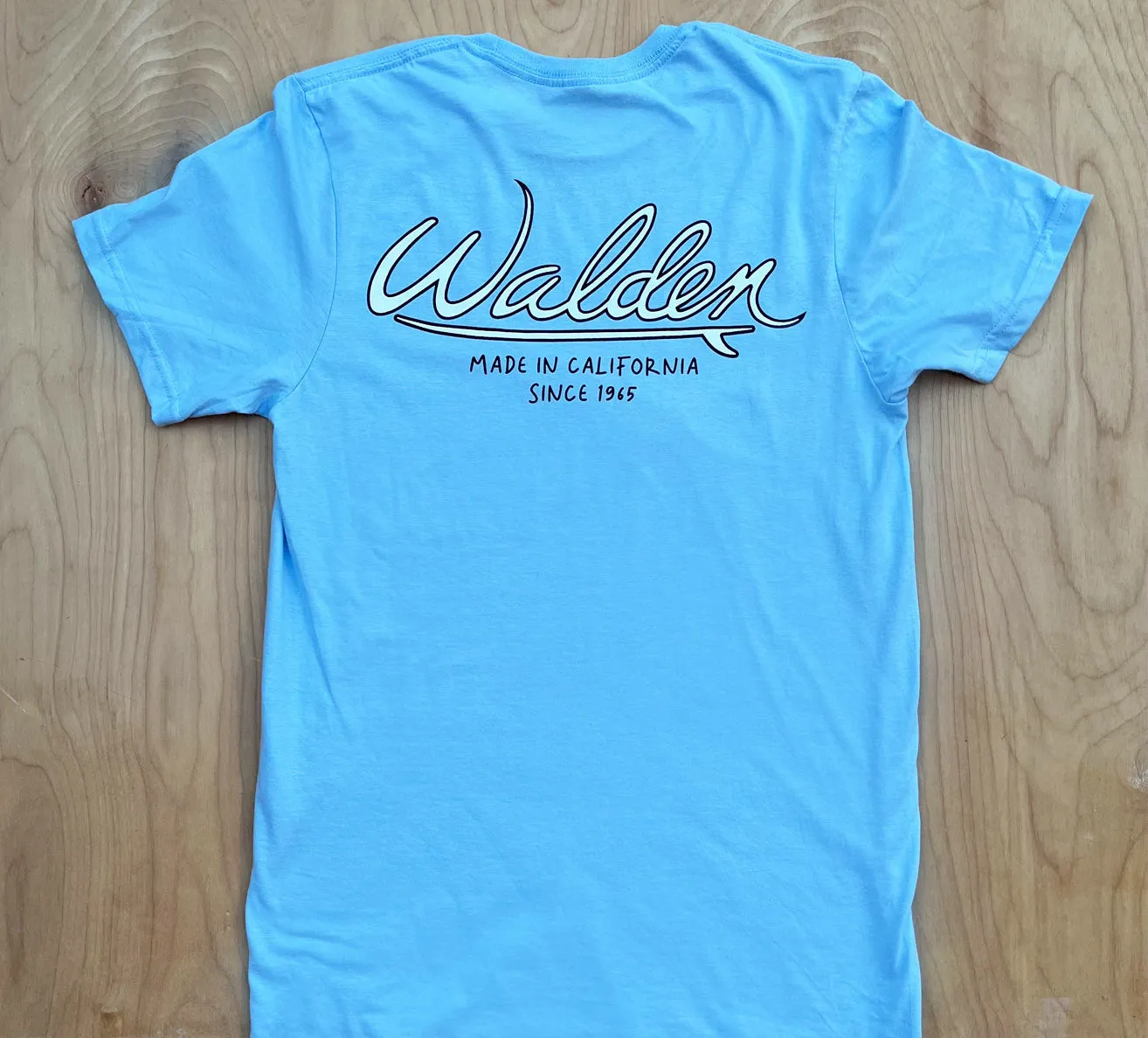 Scripted t-shirt: Lt. Blue