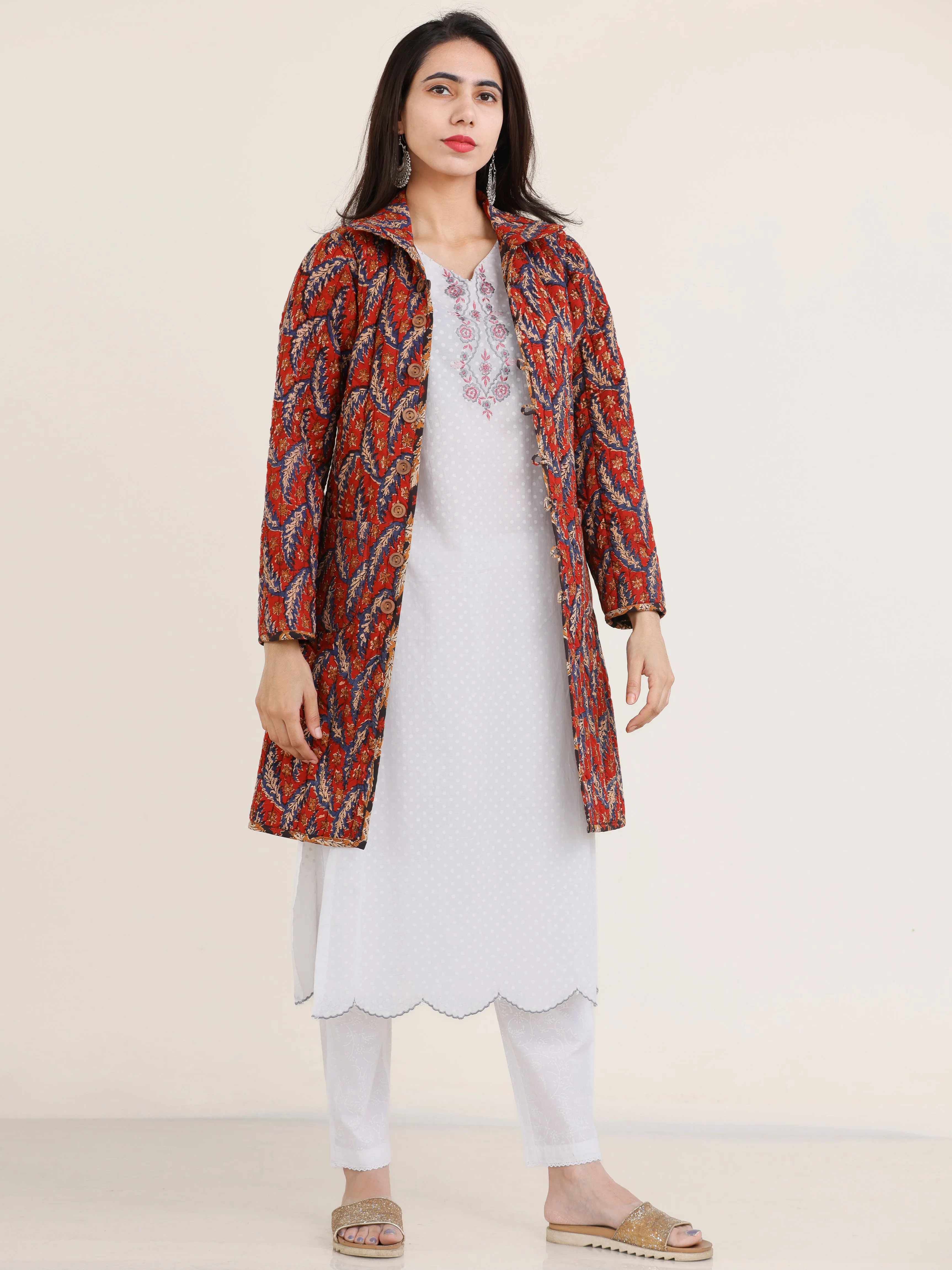 Shishir Jivika Quilted Reversible Jacket