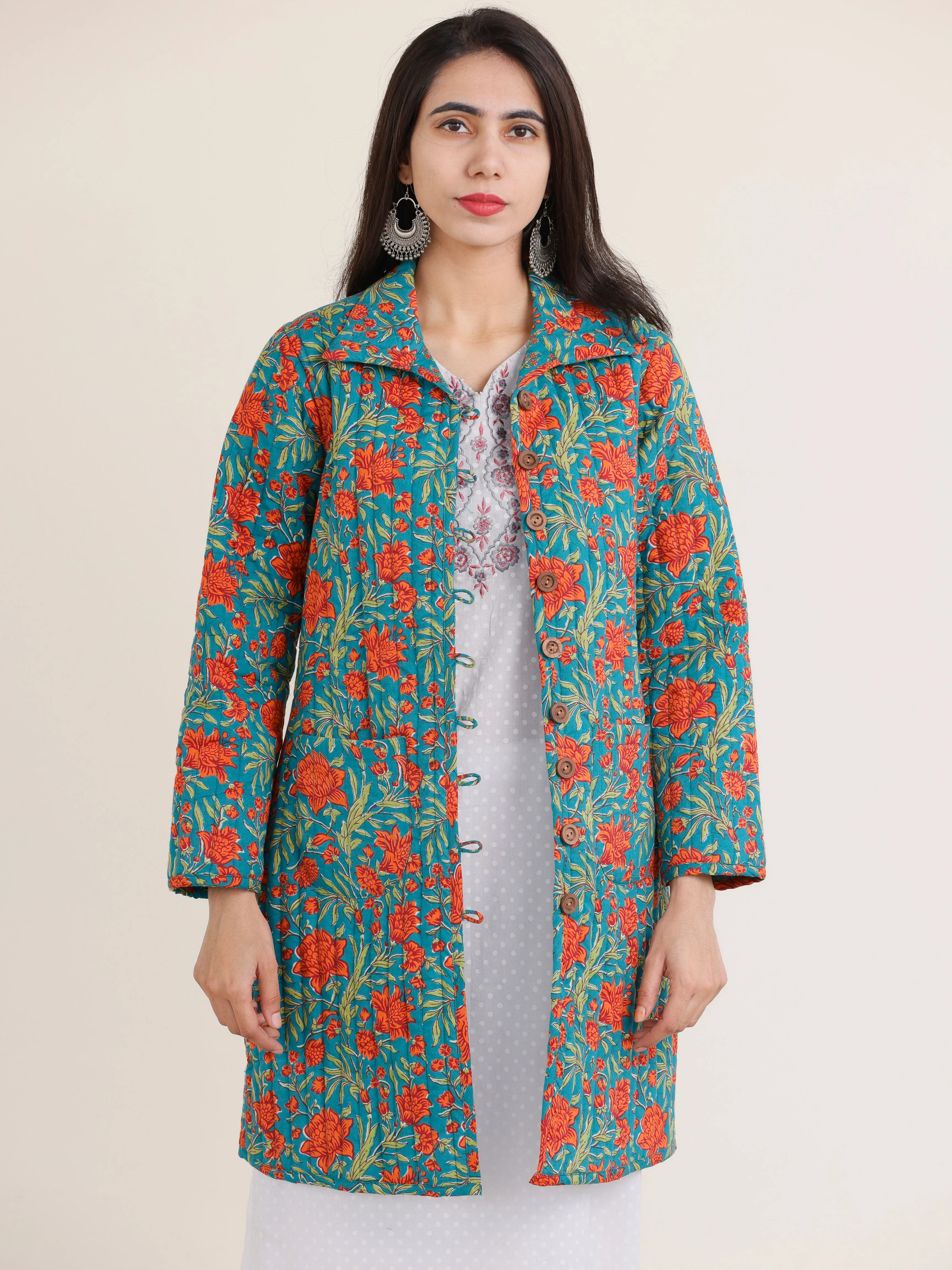 Shishir Misha Quilted Reversible Jacket