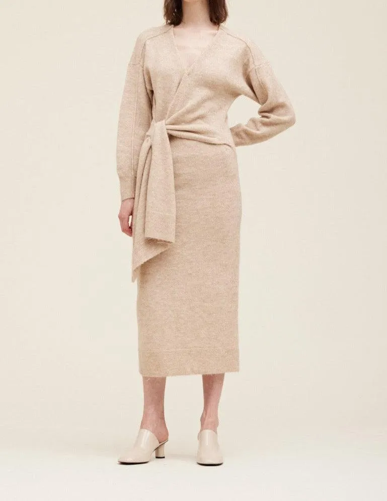 Side Tie Sweater Dress