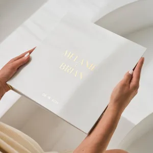 Silky White   Real Gold | Guest Book