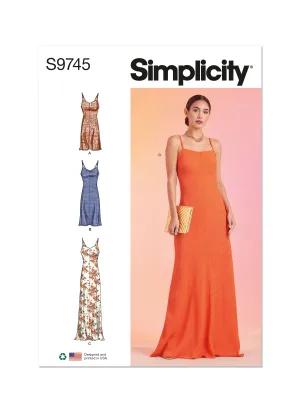 Simplicity Pattern S9745 Misses' Dress