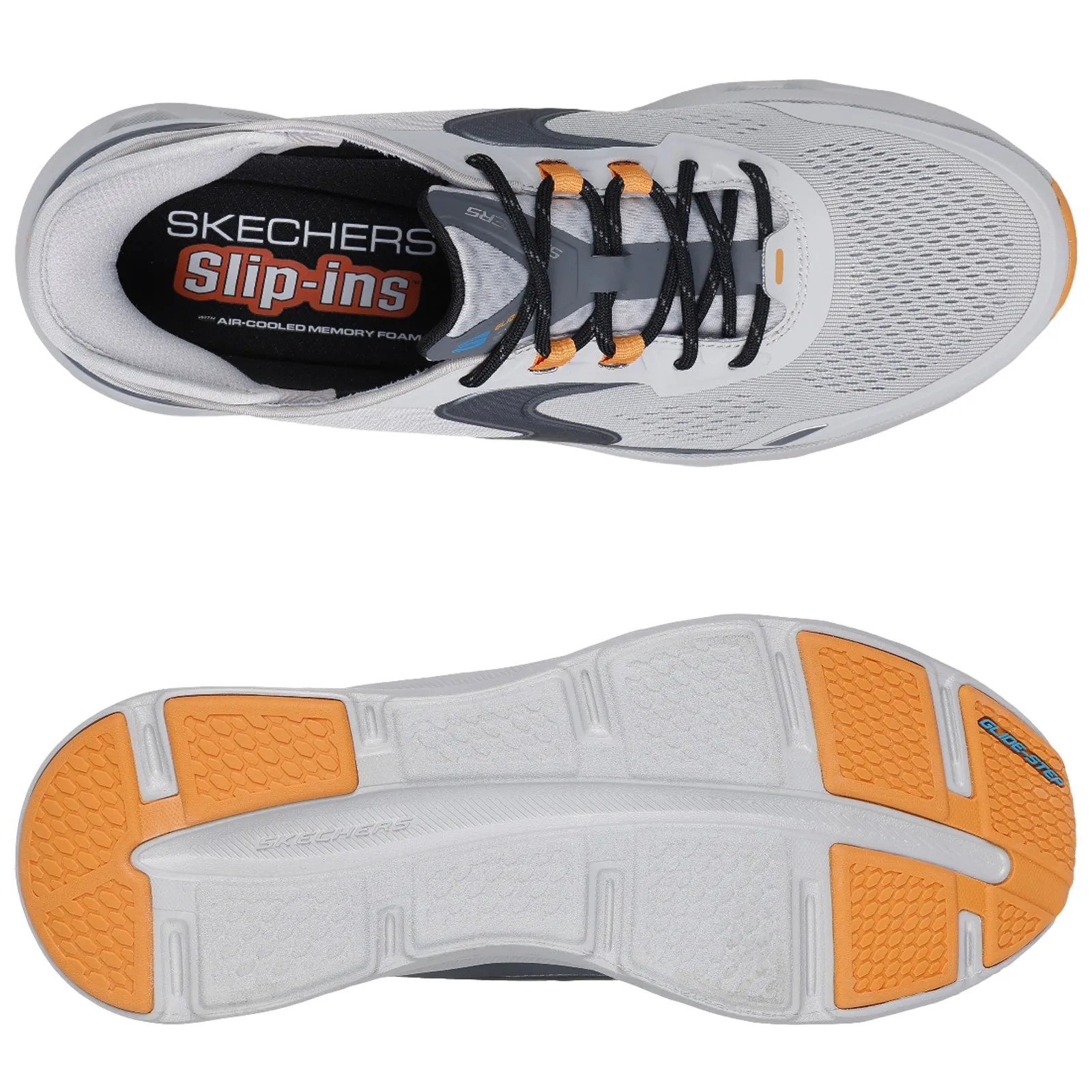 Skechers Mens Glide-Step Atlus Slip-Ins Trainers