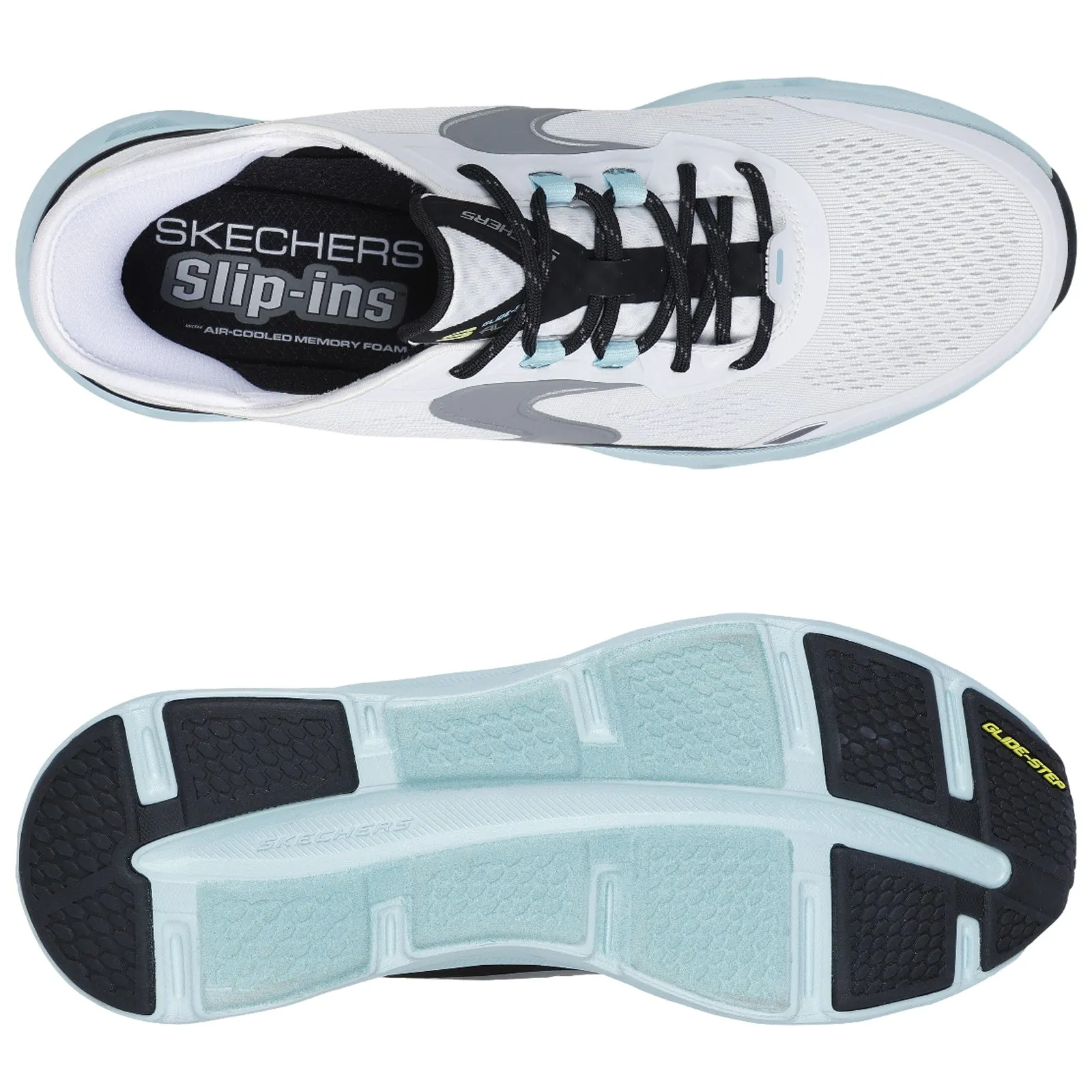 Skechers Mens Glide-Step Atlus Slip-Ins Trainers