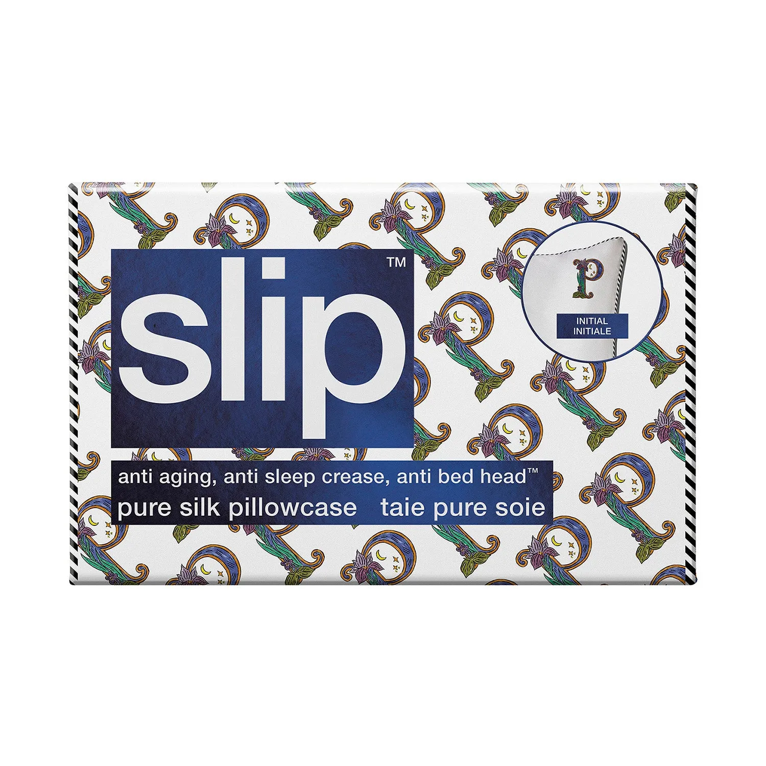 Slip Initial Pillowcase - P