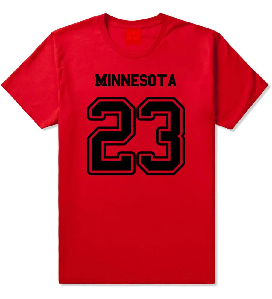 Sport Style Minnestoa 23 Team State Jersey Mens T-Shirt