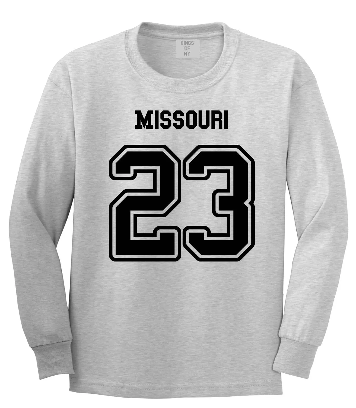 Sport Style Missouri 23 Team State Jersey Long Sleeve T-Shirt