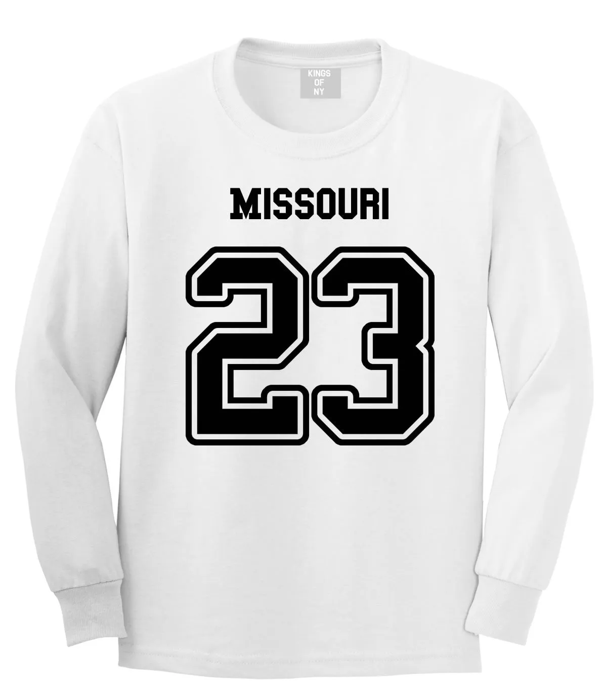 Sport Style Missouri 23 Team State Jersey Long Sleeve T-Shirt