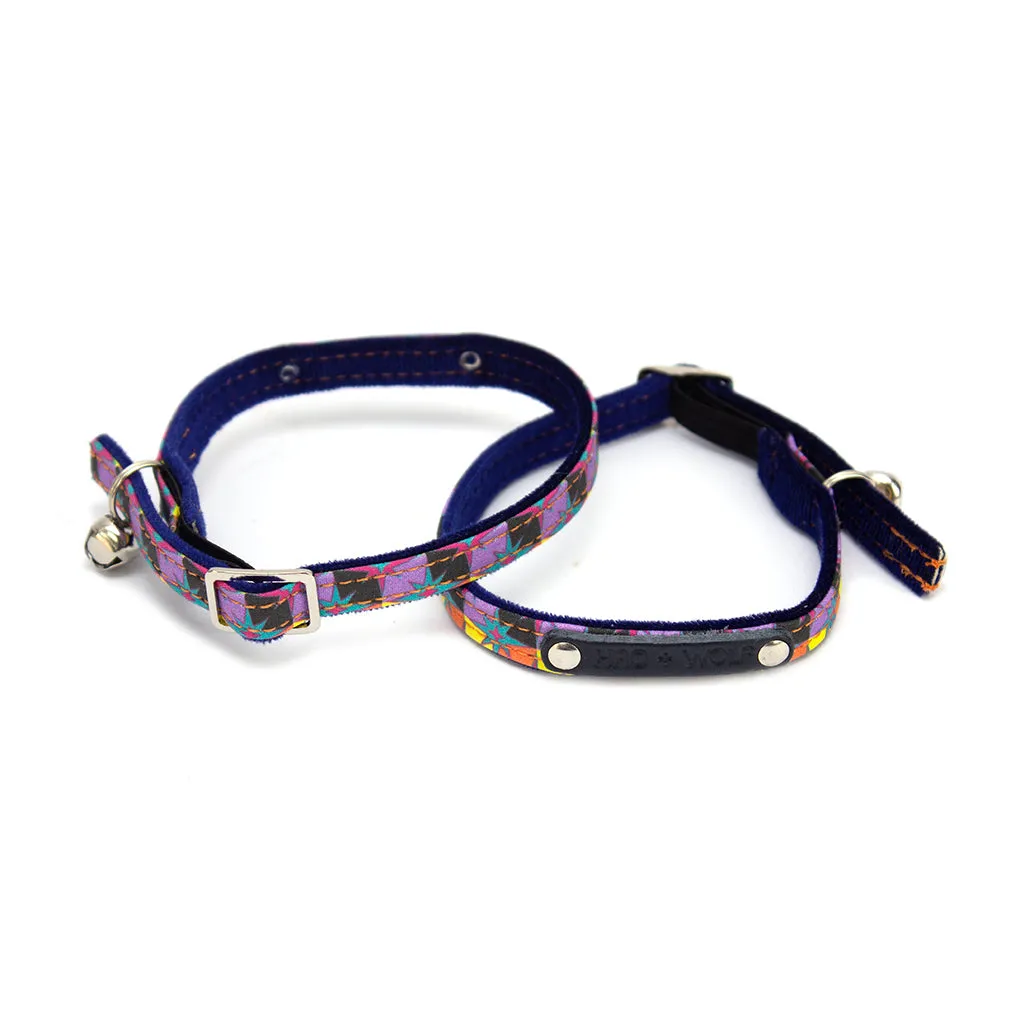 Starry Night Stretch Cat Collar