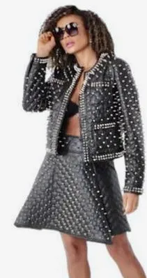 Studded Leather Jacket