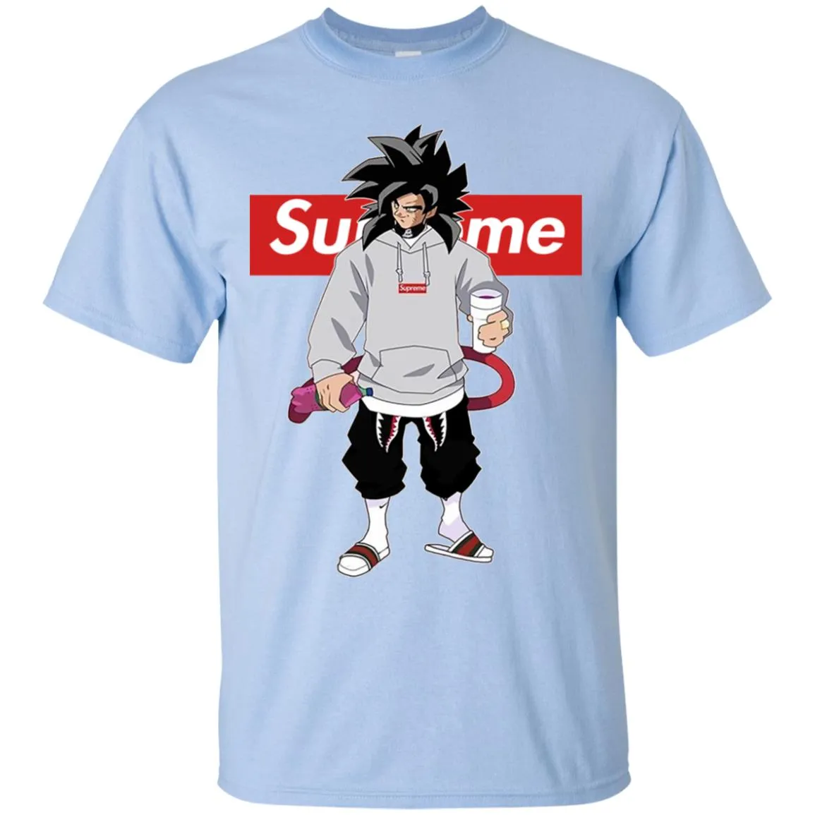 Supreme Dragon Ball Goku Best T-shirt Men Cotton T-Shirt