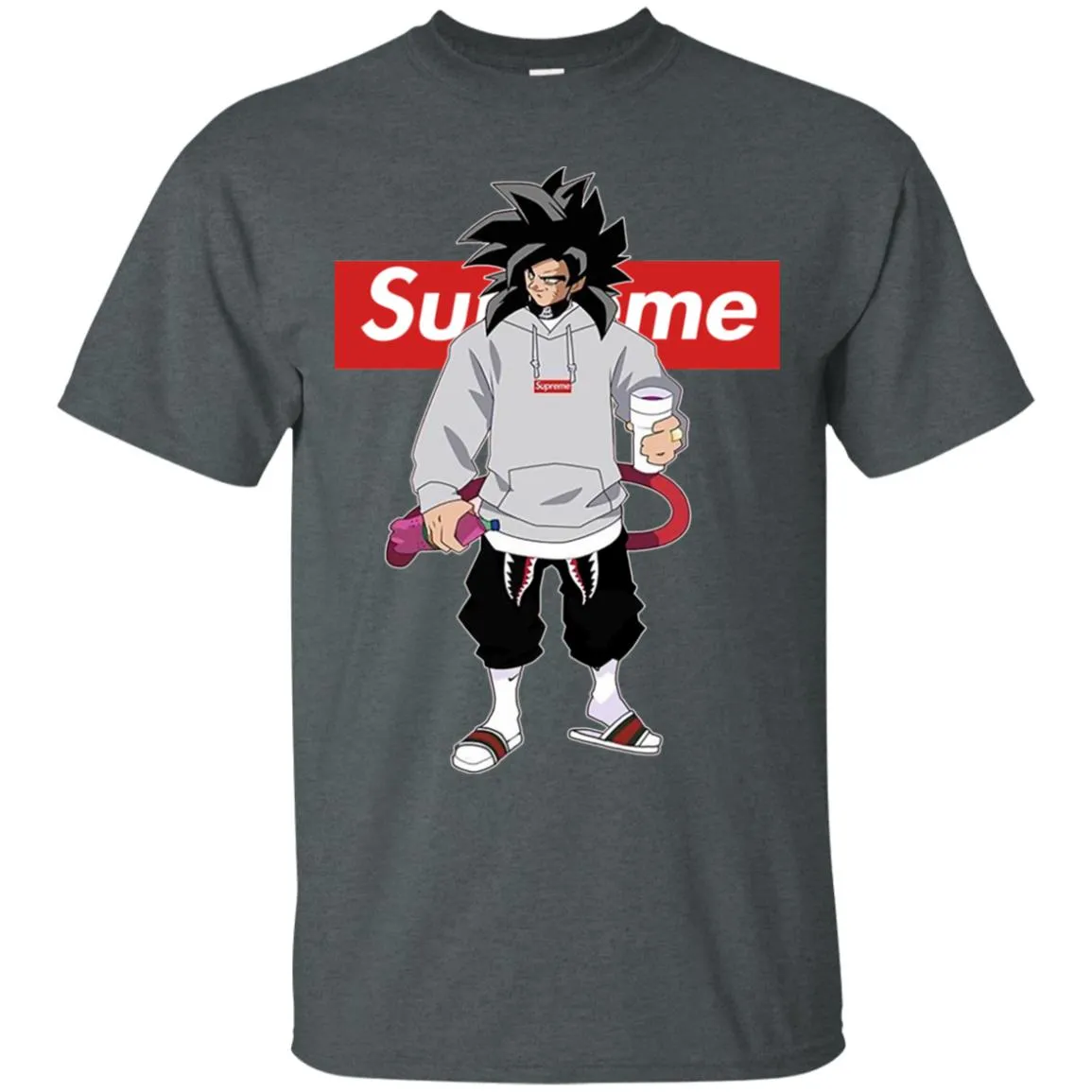 Supreme Dragon Ball Goku Best T-shirt Men Cotton T-Shirt