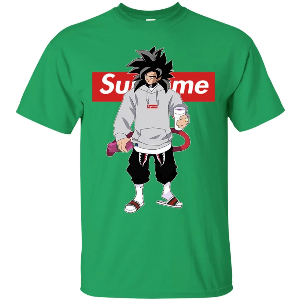 Supreme Dragon Ball Goku Best T-shirt Men Cotton T-Shirt