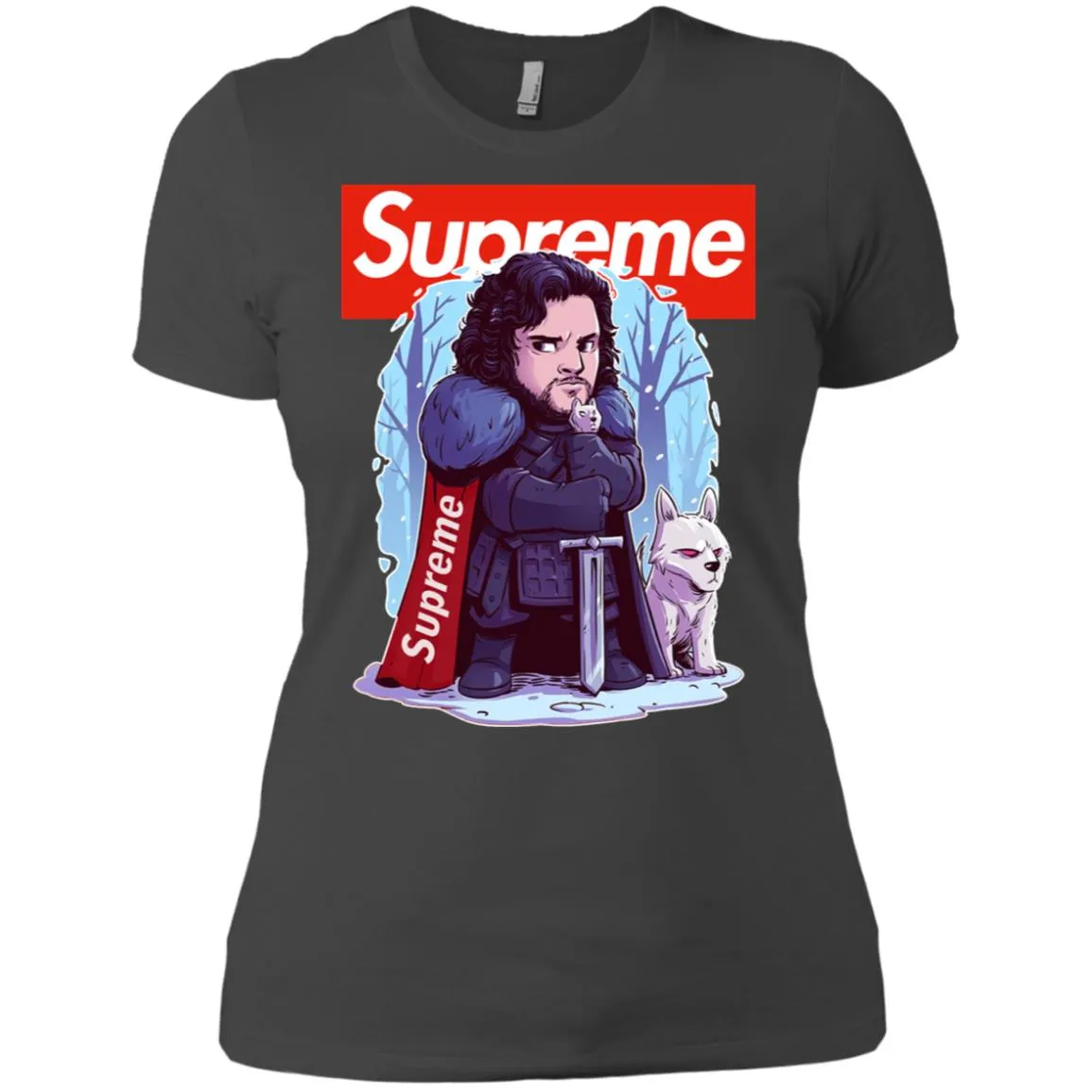 Supreme Game Of Thrones T-shirt Women Cotton T-Shirt